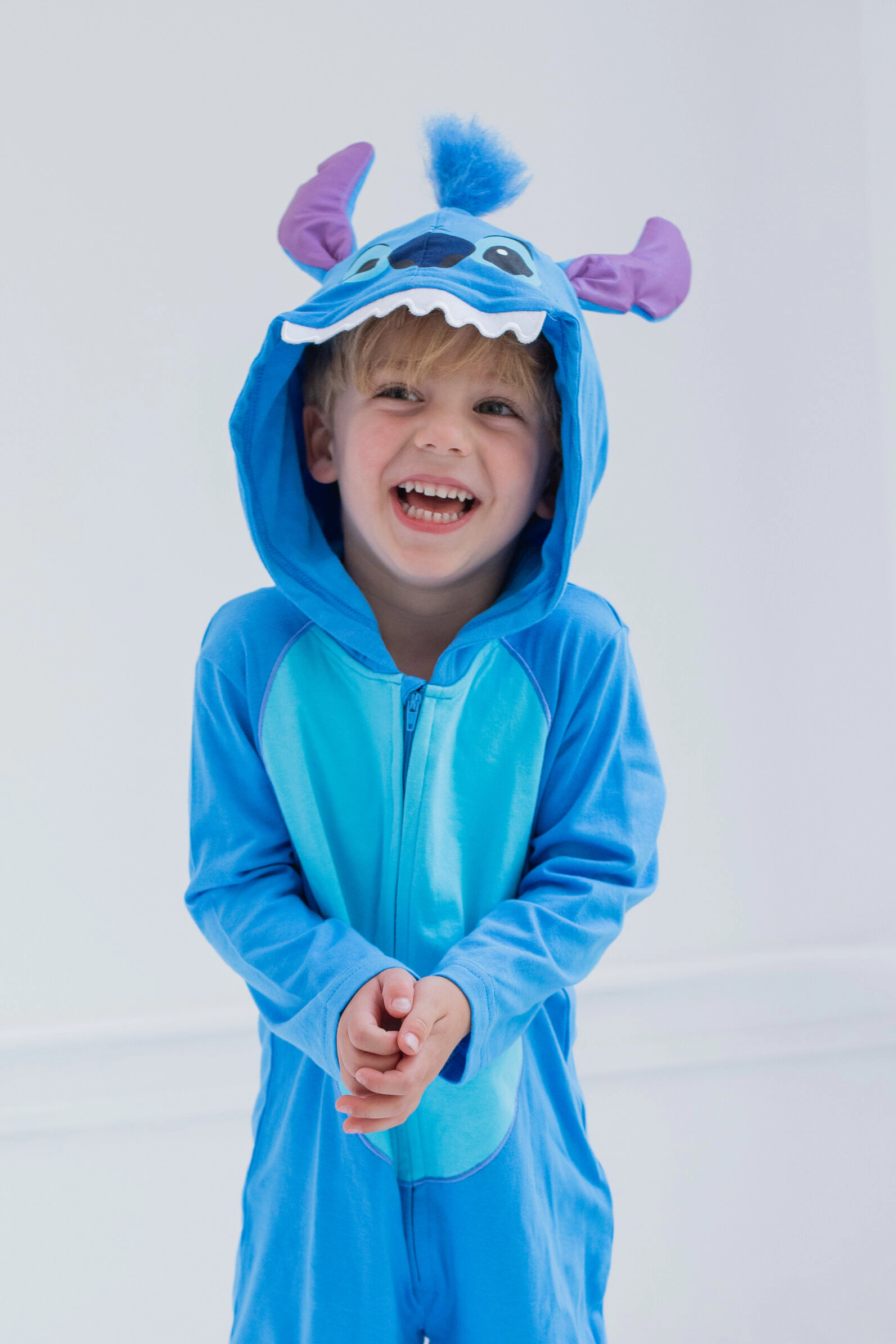 Disney Lilo & Stitch Boys' Cosplay Hooded One Piece