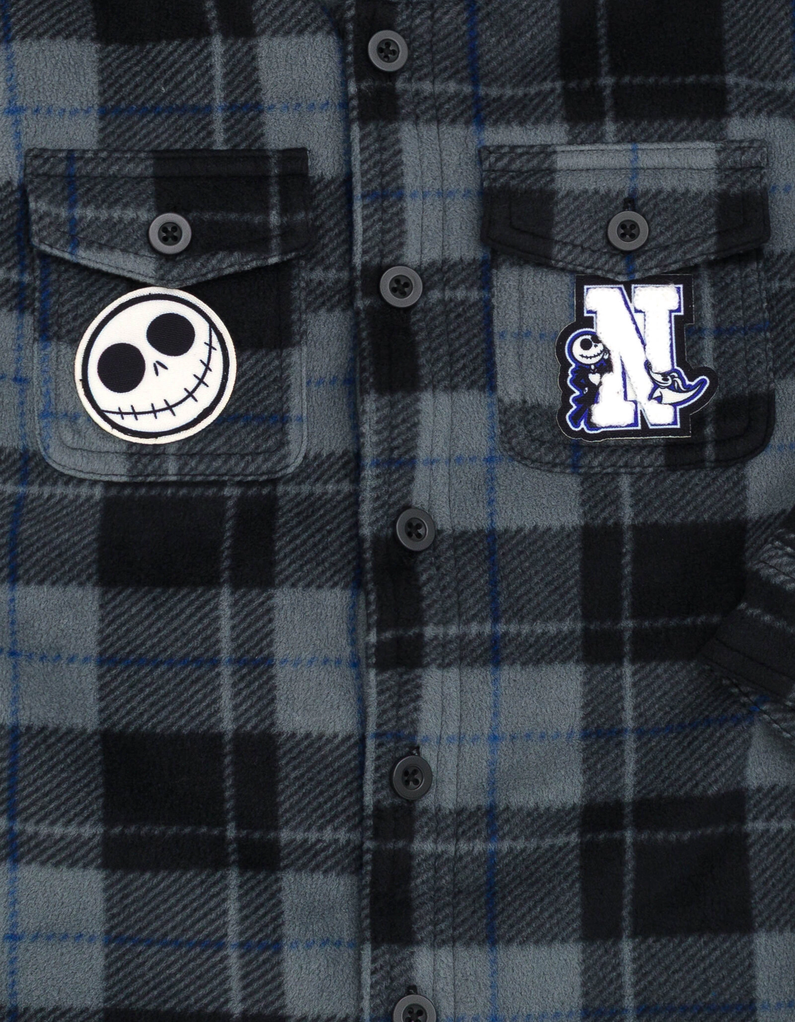 Disney Nightmare Before Christmas Jack Skellington Boys' Hooded Shacket
