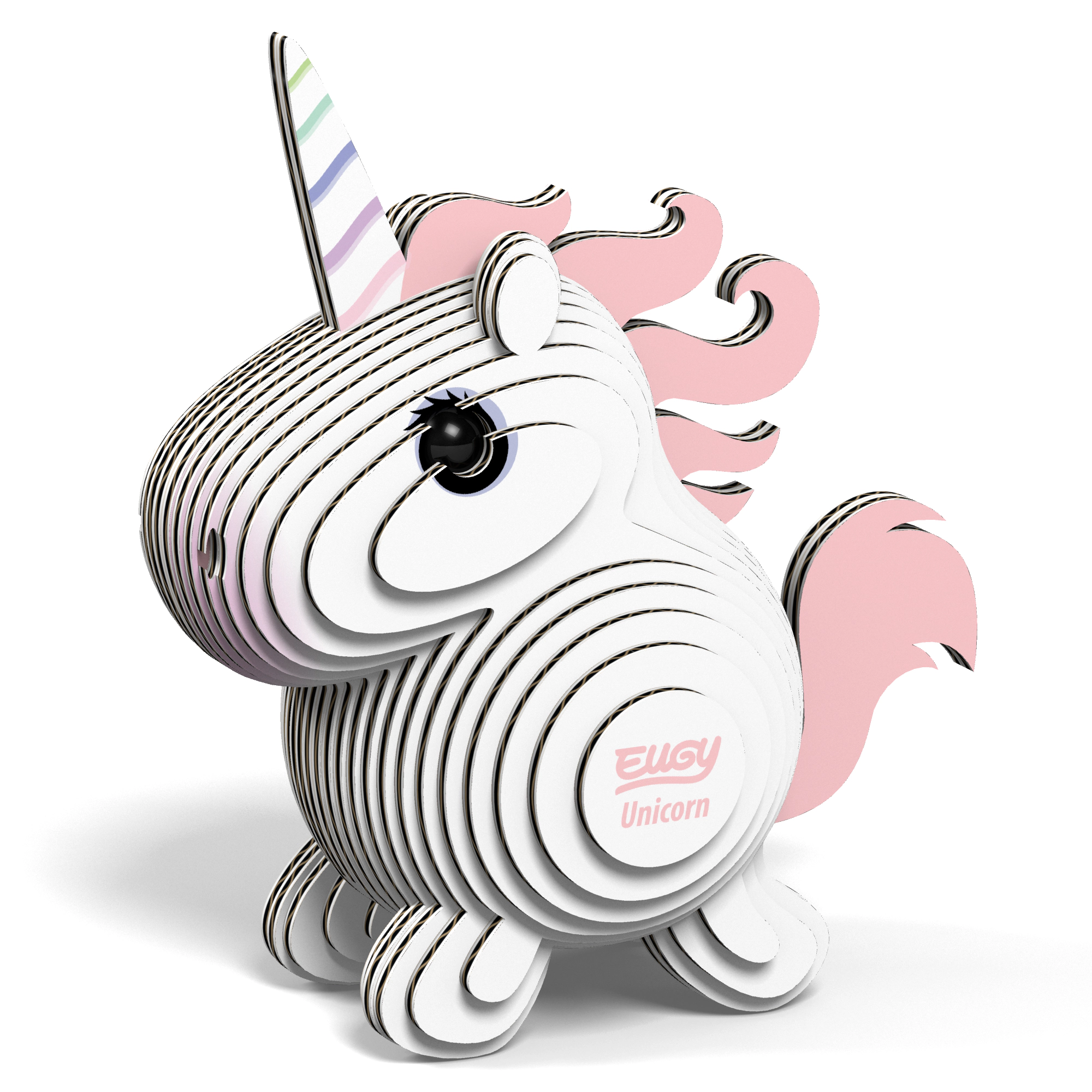 EUGY Unicorn 3D Puzzle - contains 28 puzzle pieces