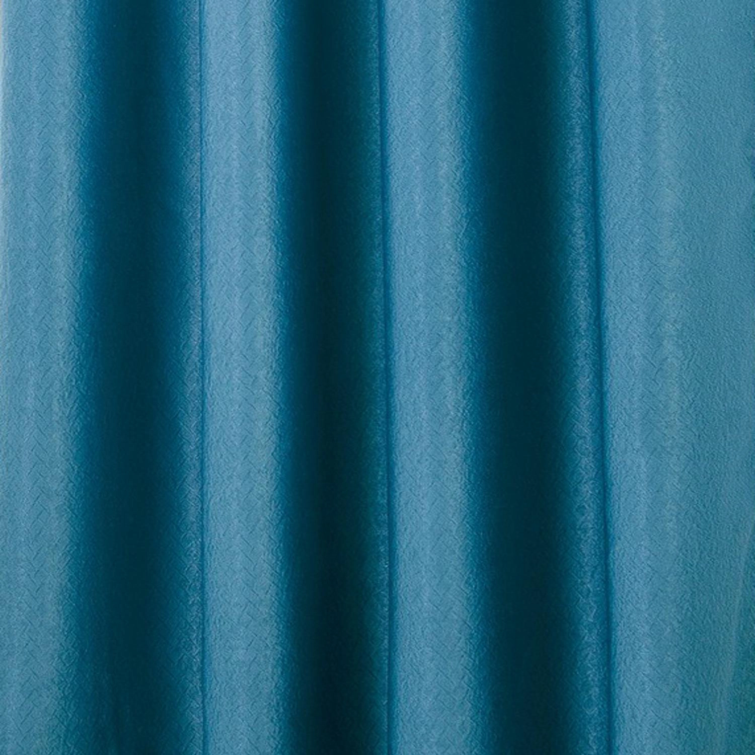Olivia Gray Lydia Matte Embossed One Blackout Panel - 52"x84", Blue