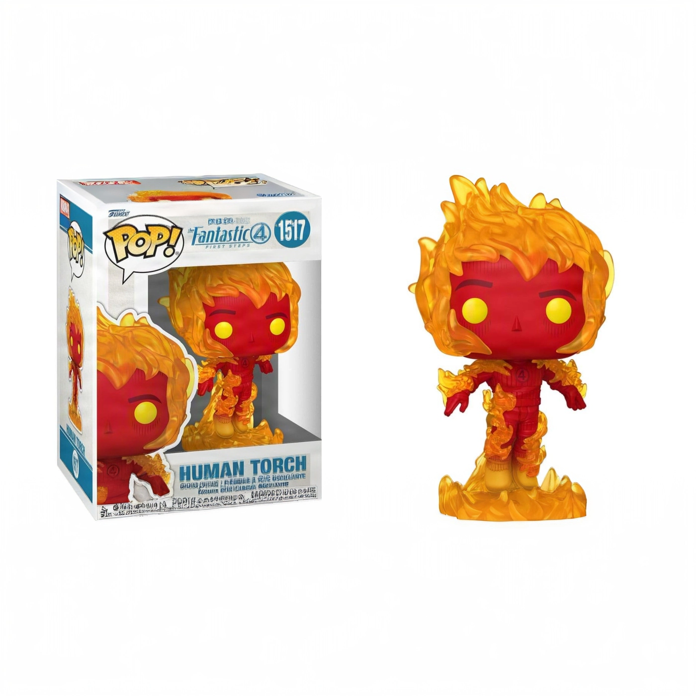 Funko Pop! Fantastic 4 First Steps: Human Torch #1517