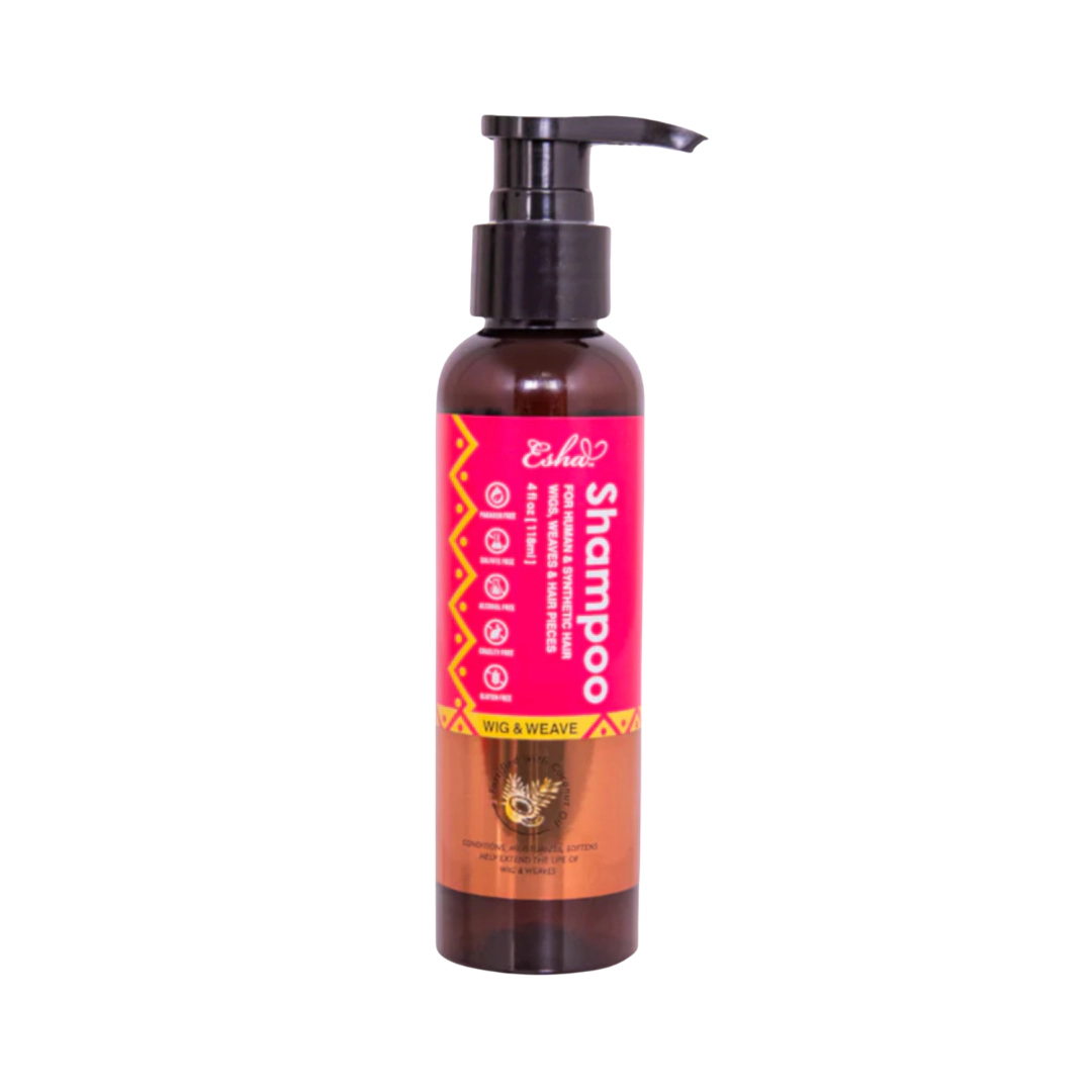 Esha Unisex  Sulfate-Free, pH-Balanced for Human and Synthetic Hairpieces Wig & Weave Detangling Shampoo