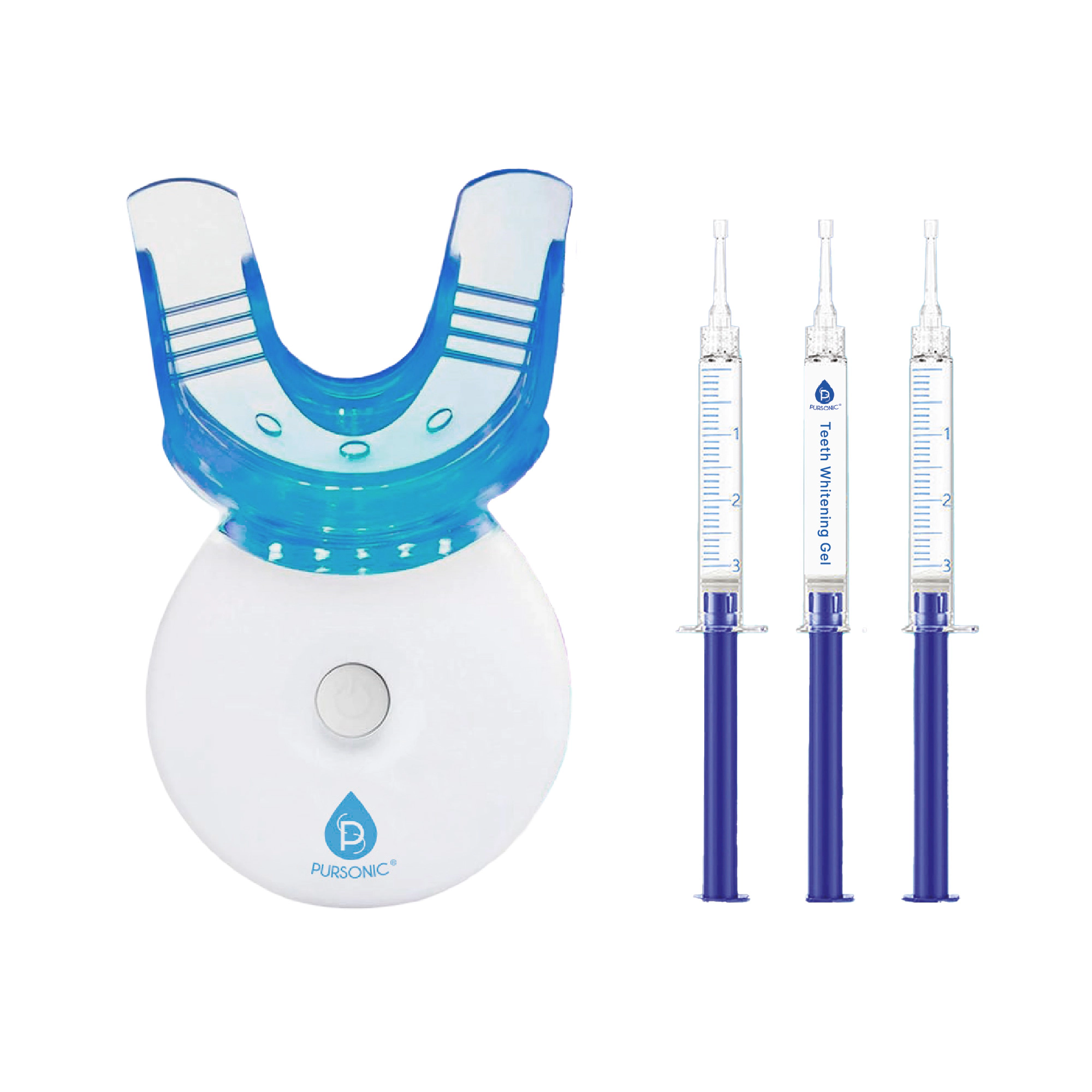 Pursonic Unisex LED Teeth Whitening PureWhite Treatment Kit
