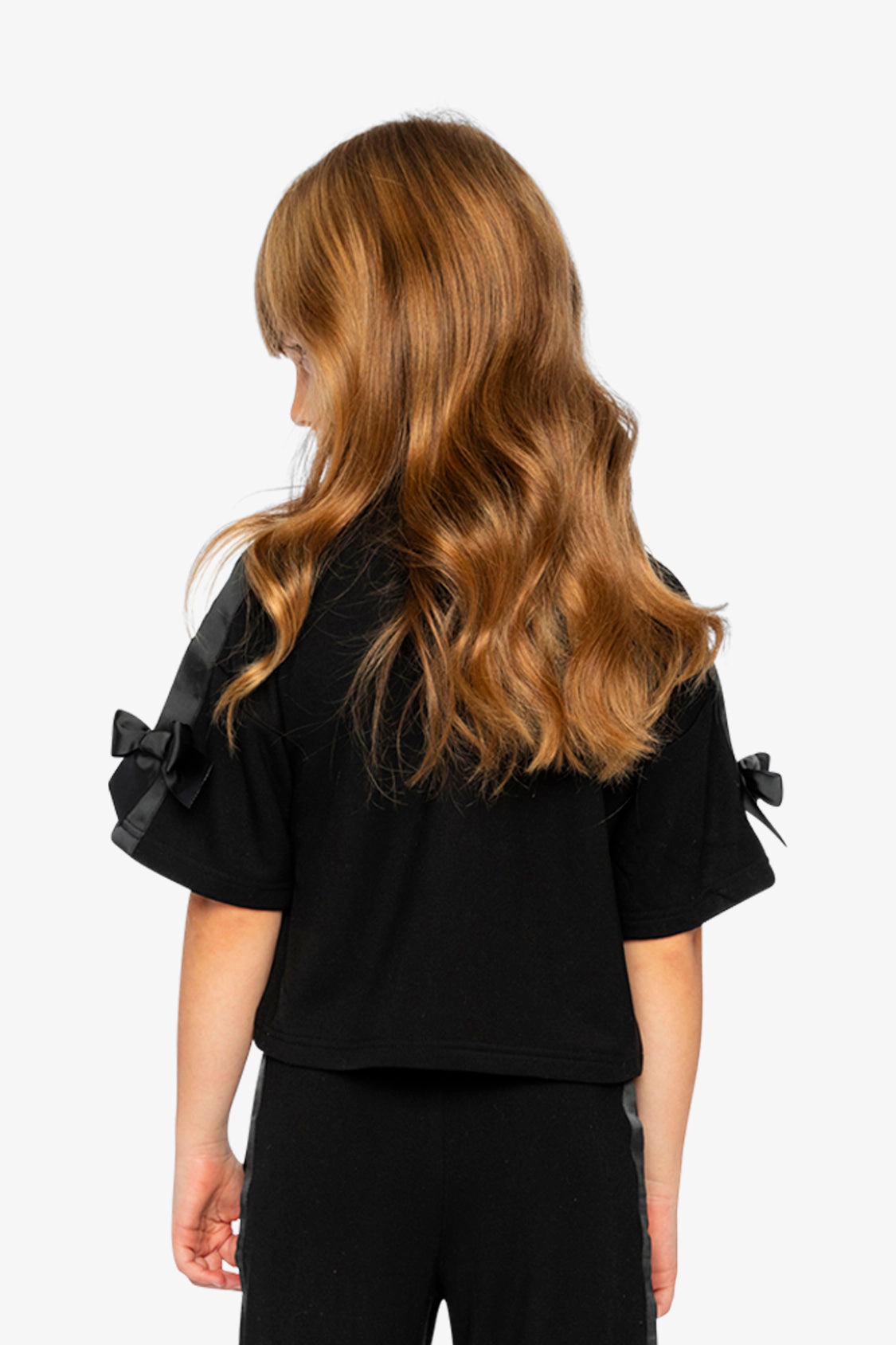 Deux par Girls Heart Balloon Short Sleeve Milano Top