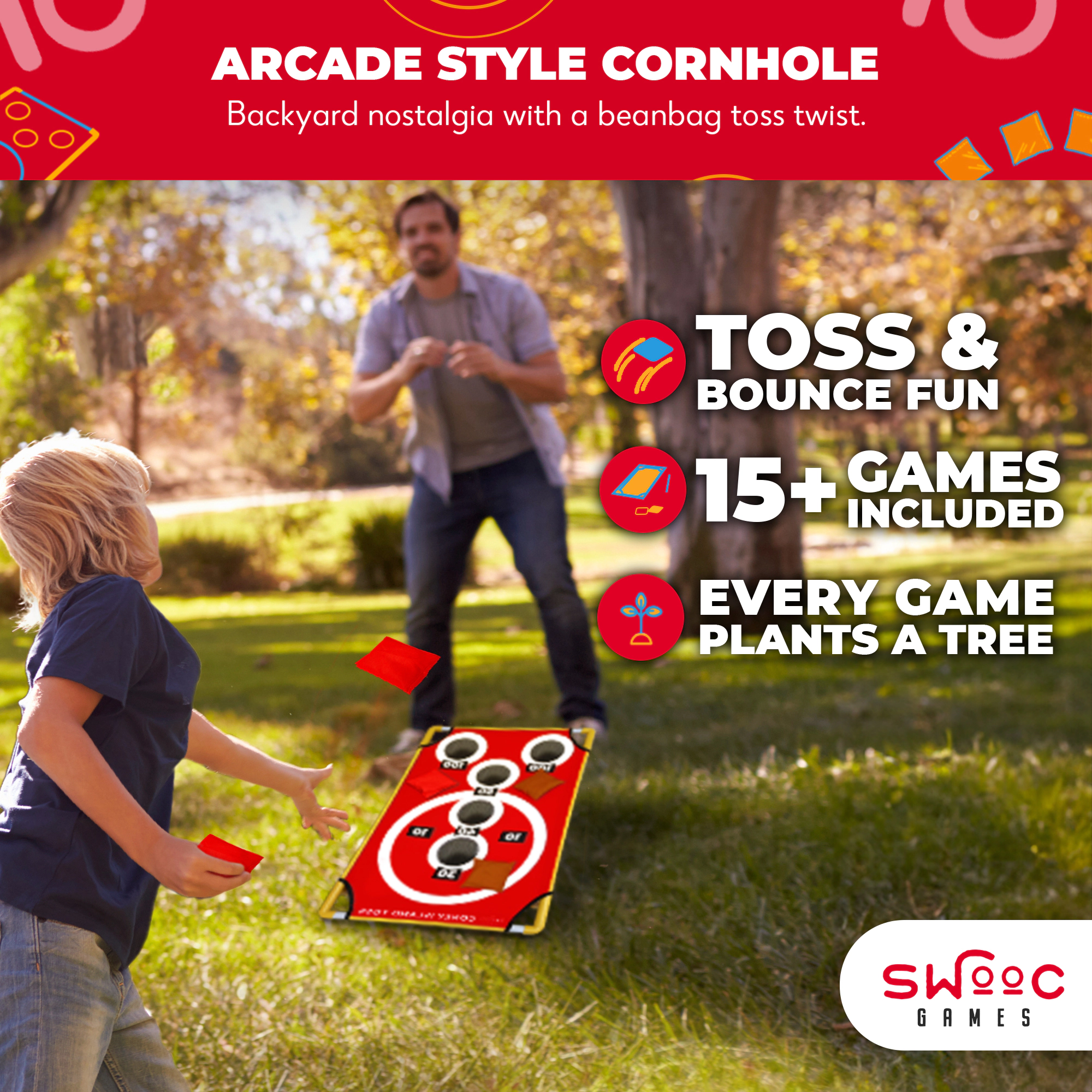 Swooc Games | Coney Island Toss™ | Cornhole Game