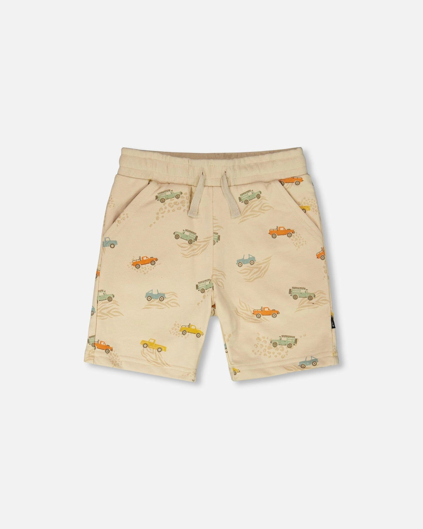 Deux par Boys French Terry Shorts Jeep Print