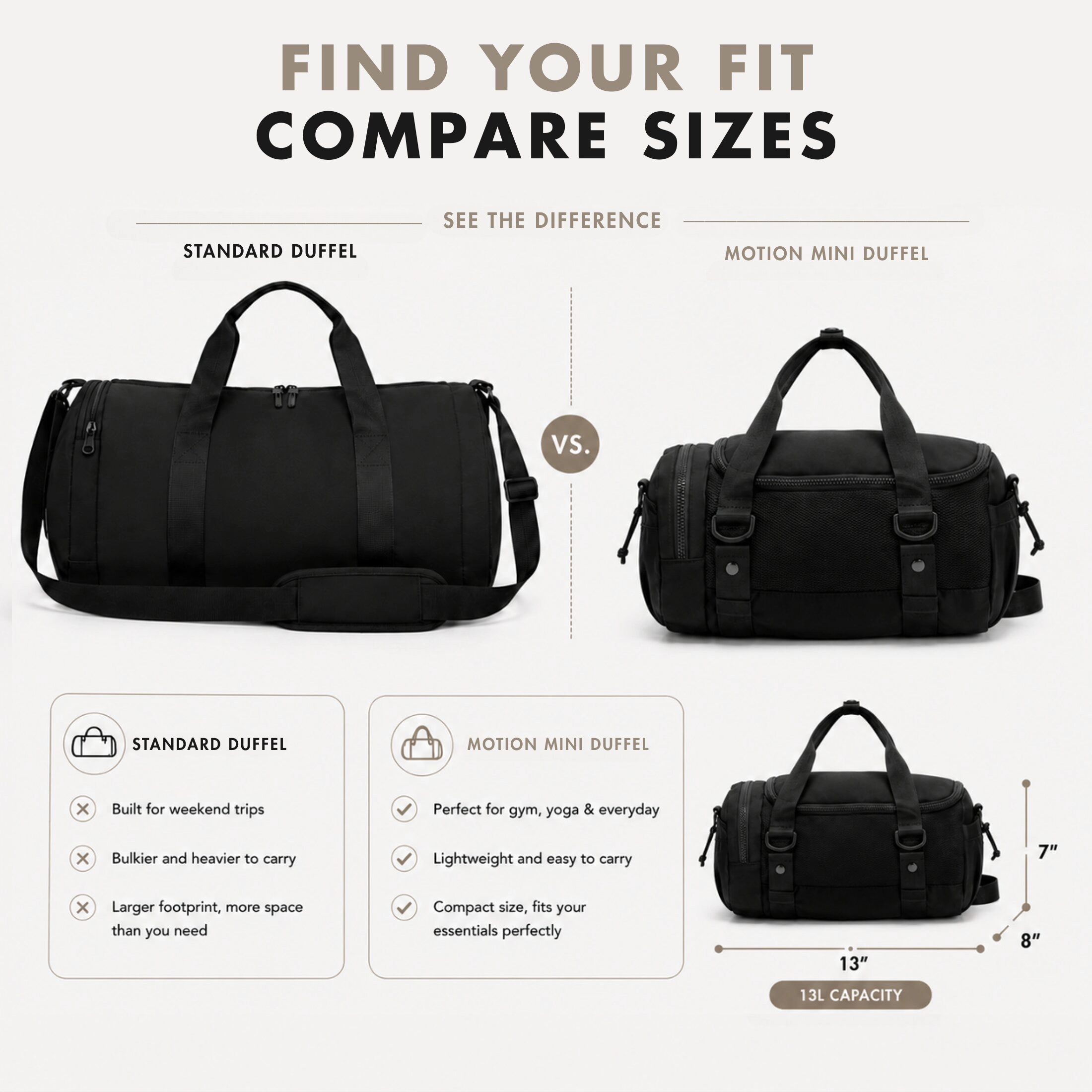Hynes Eagle Women's Motion Mini Duffel Bag