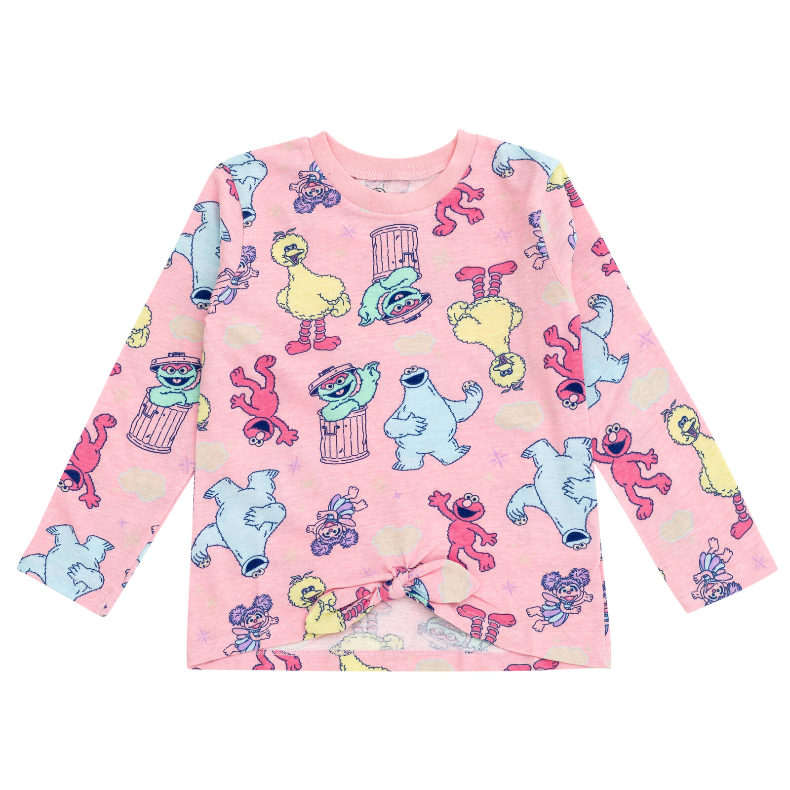 Sesame Street Girls' 2-Pack Long Sleeve T-Shirts