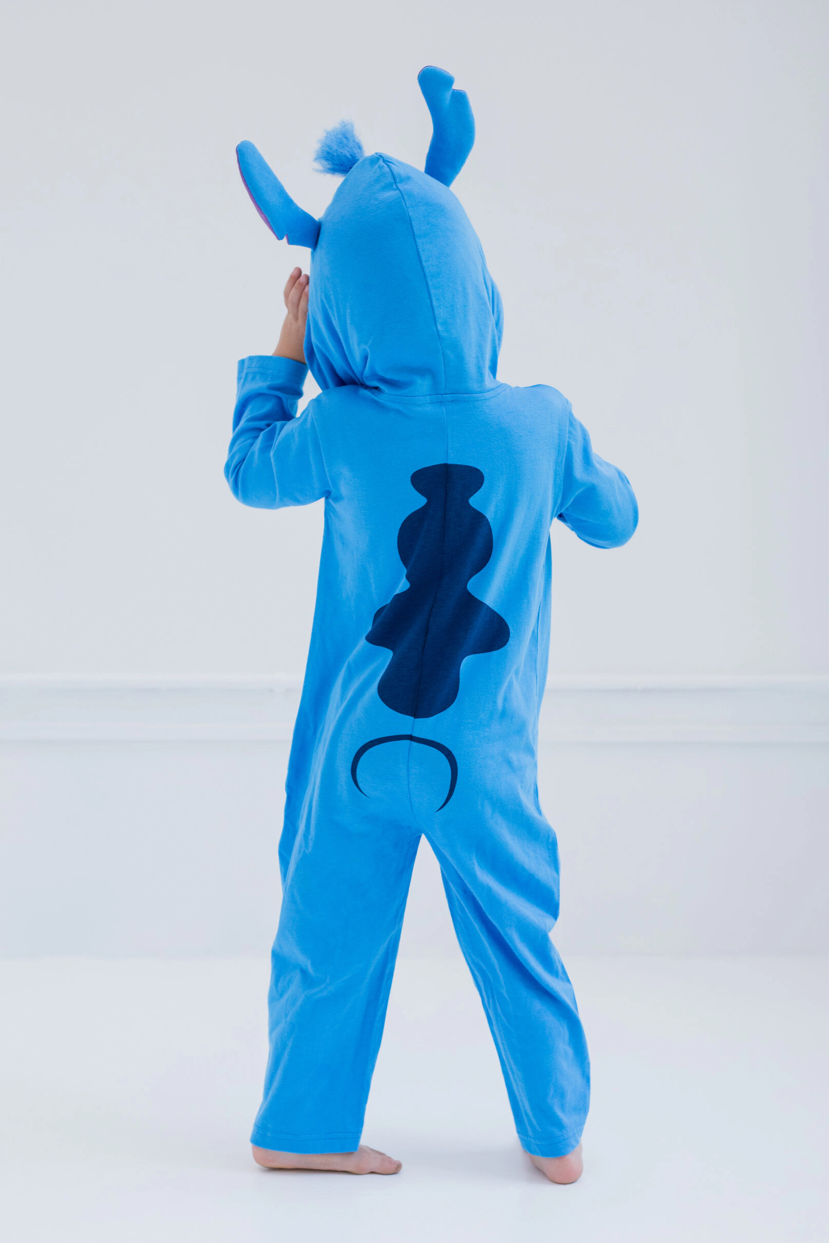 Disney Lilo & Stitch Boys' Cosplay Hooded One Piece