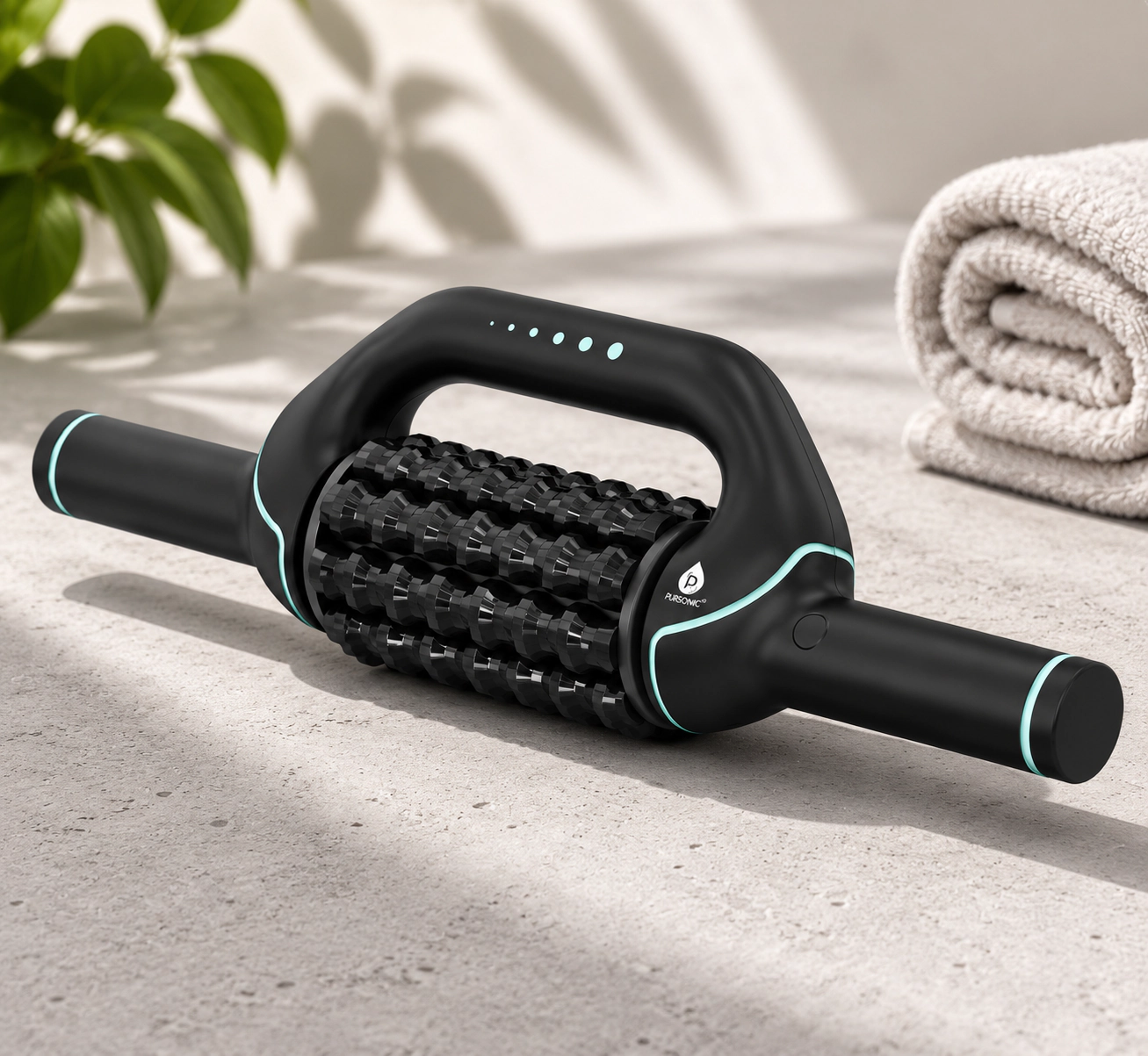 Pursonic Unisex Rechargeable Rolling Muscle Massage Relaxation Massager