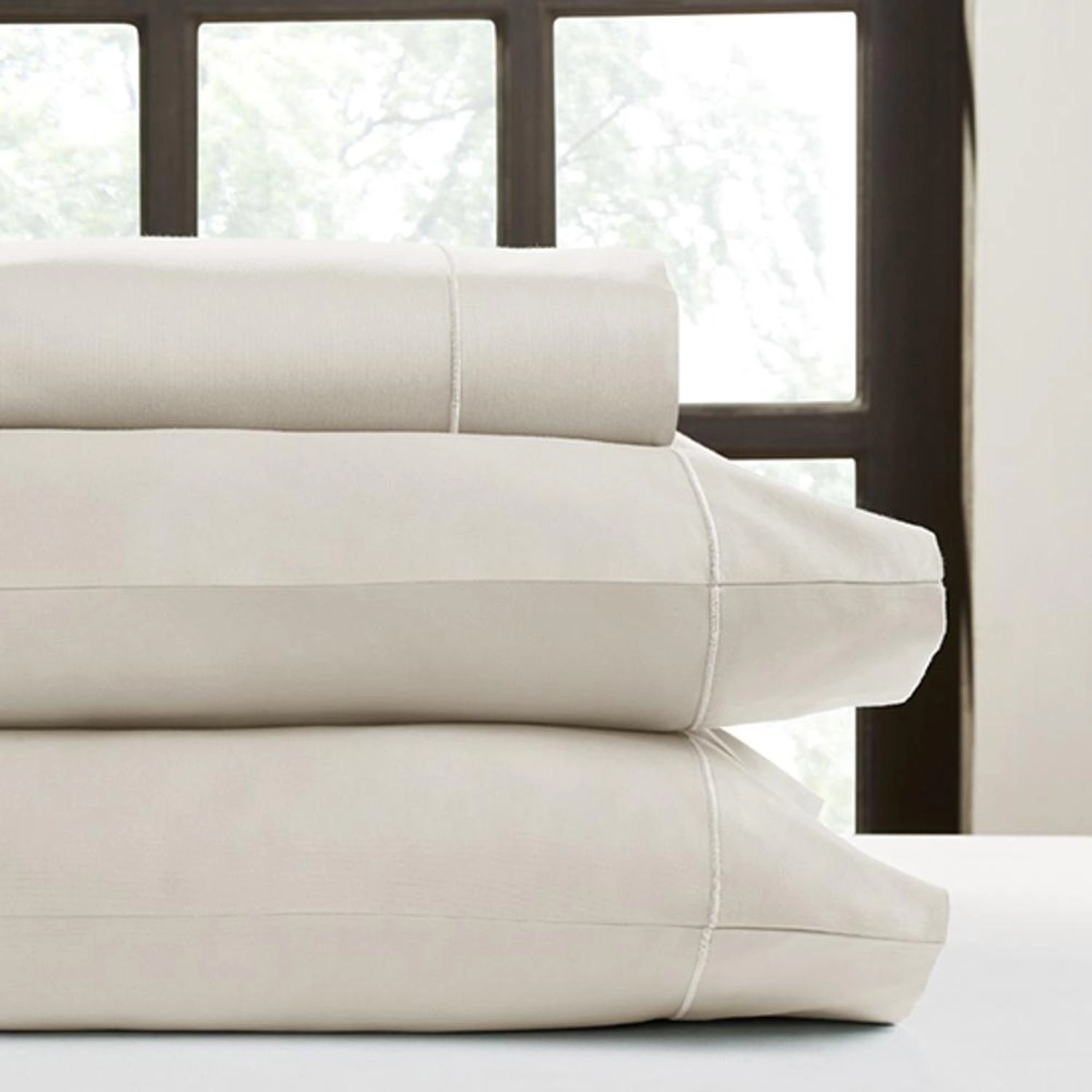 Perthshire Platinum Concepts 1000 Thread Count Solid Sateen Sheet - 4 Piece Set - Queen