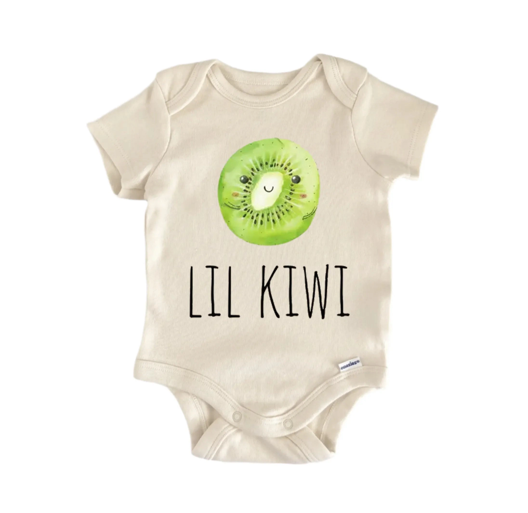 NOFO VIBES Unisex Kiwi Fruit Newborn Baby Bodysuit