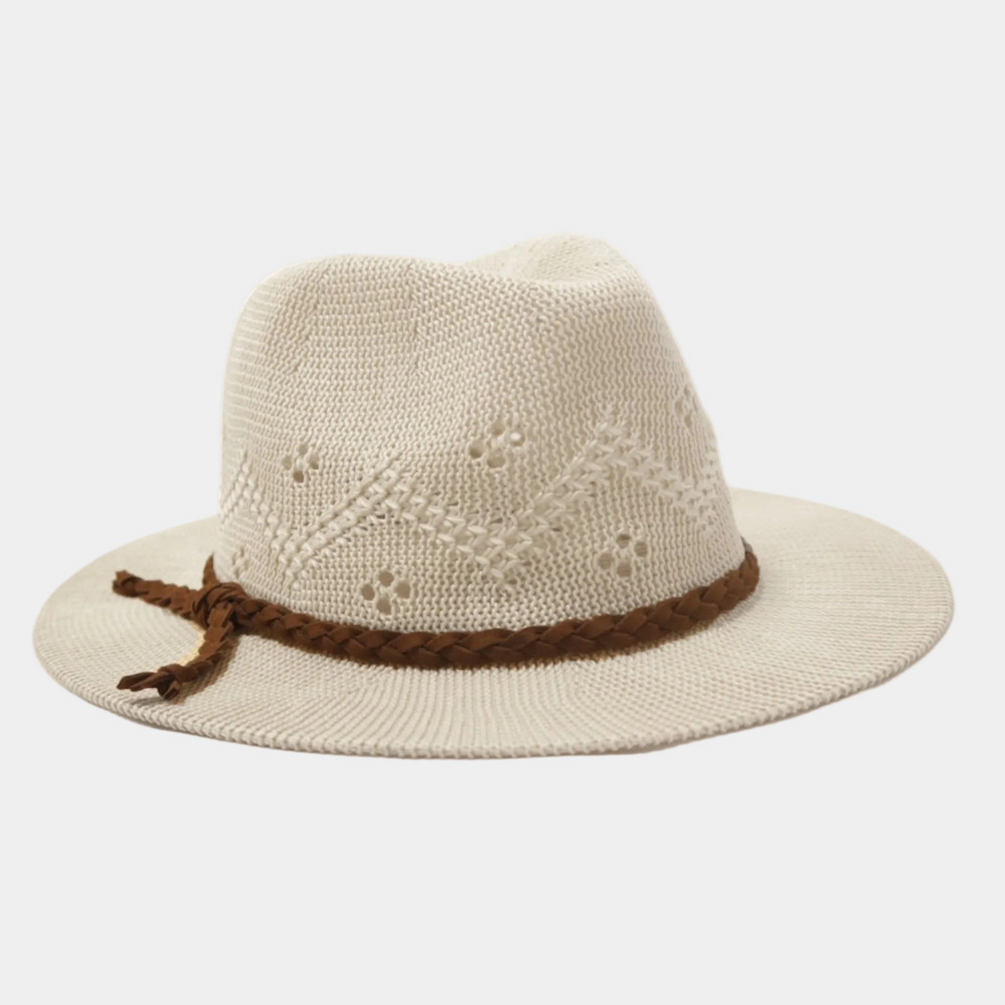 Kanut Sports Whetstone Women's Sun Hat - Crushable Packable, Braided Leather Cord
