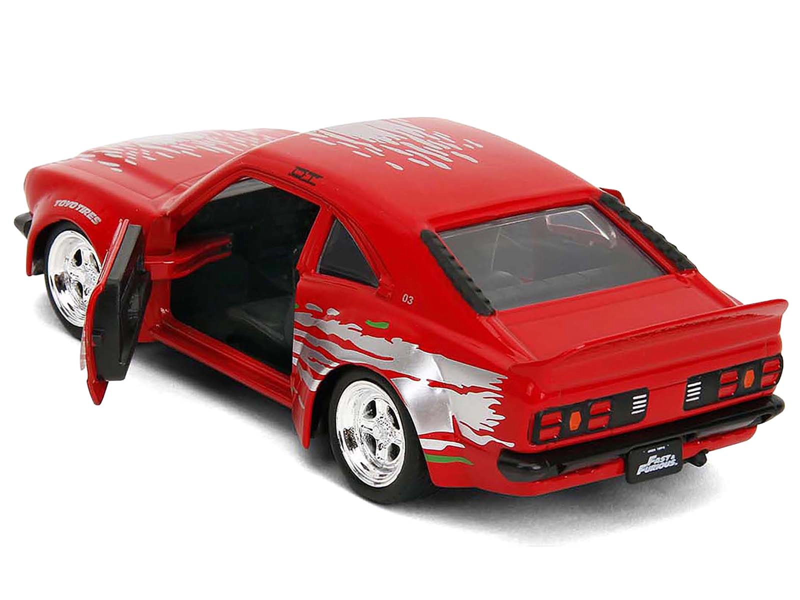 Jada 1974 Mazda RX-3 Red with Graphics "Fast & Furious" Series 1/32 Diecast Model Car by Jada