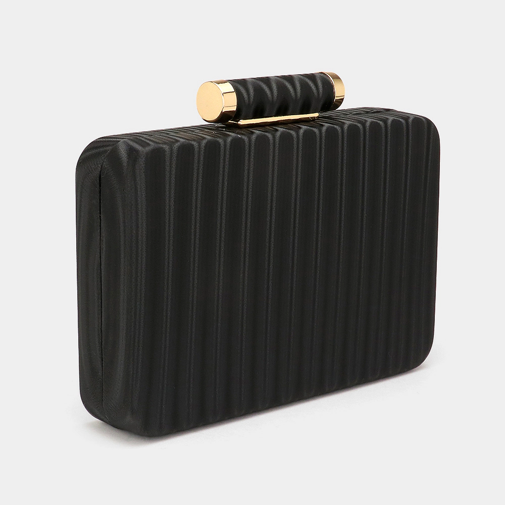 Fashnzfab Solid Embossed Clutch / Crossbody Bag