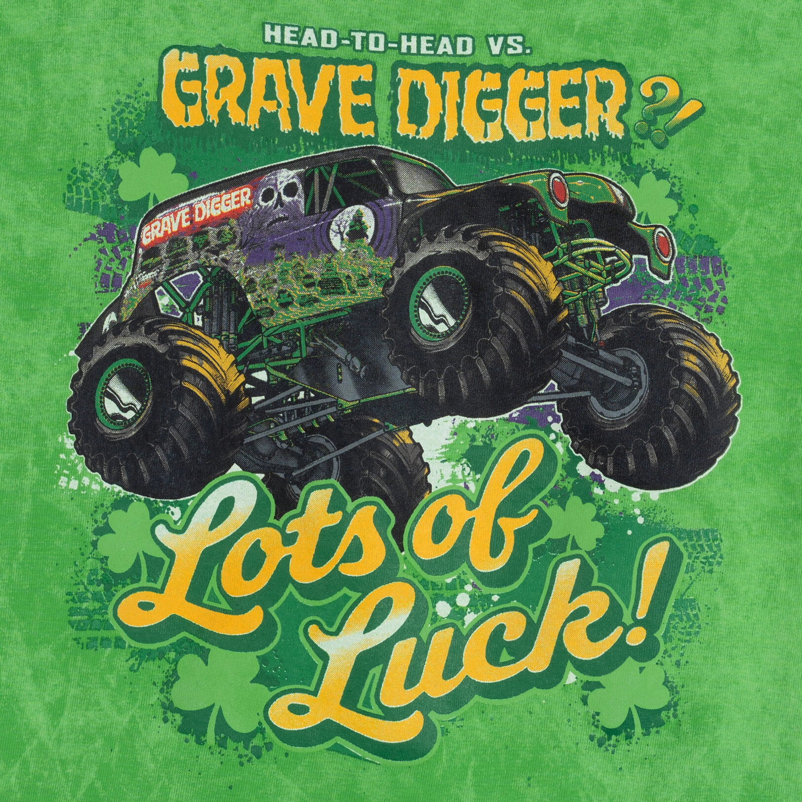 Monster Jam Grave Digger Holiday Short Sleeve Tee
