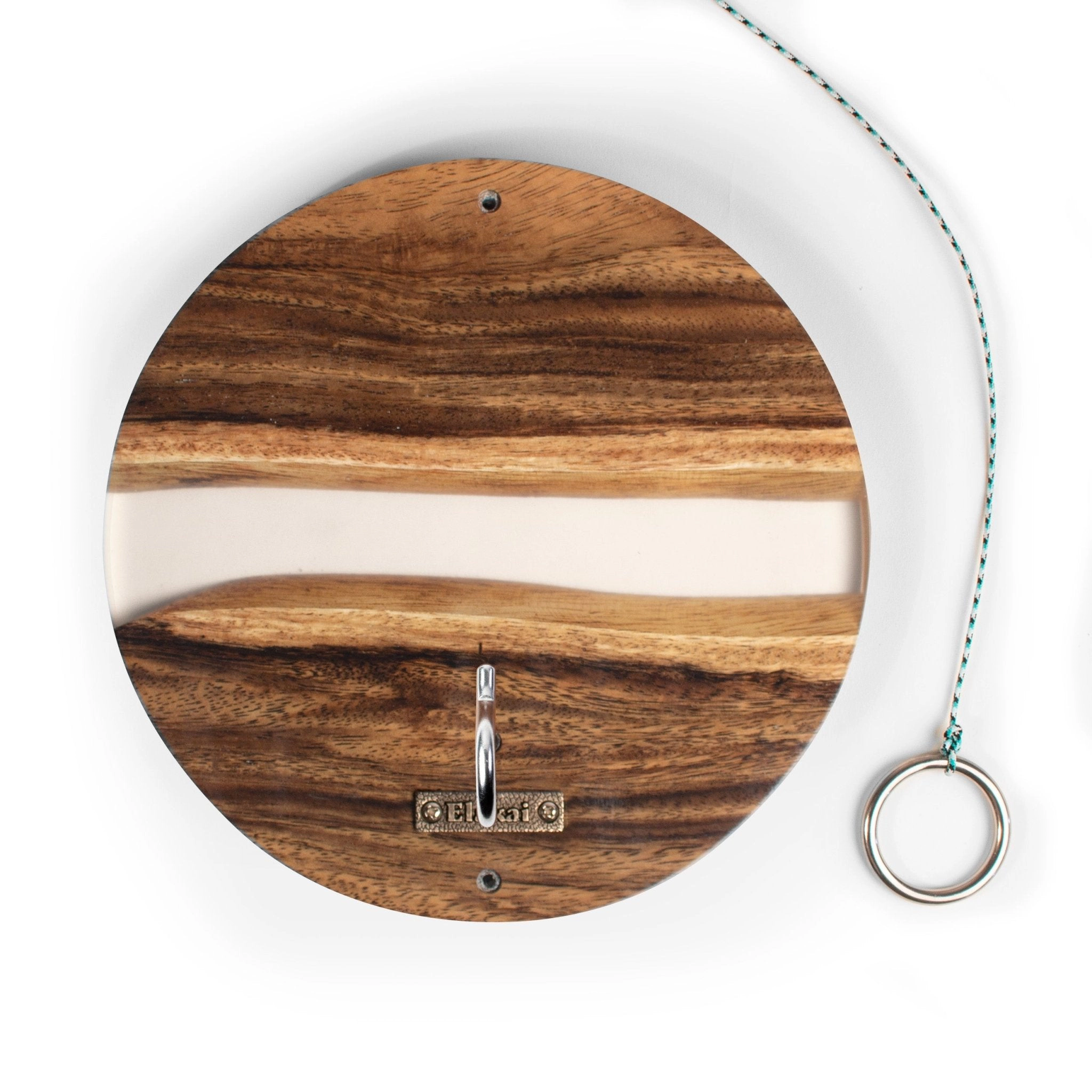 Elakai Botanical Acacia Wood Hook and Ring Toss Game