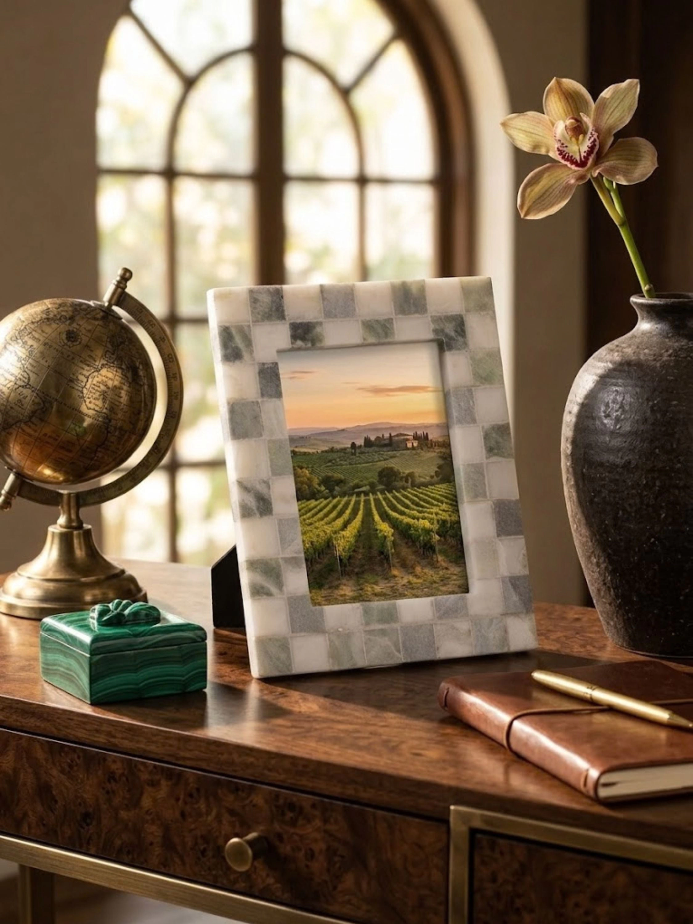 GAURI KOHLI Austen Green Onyx Picture Frame