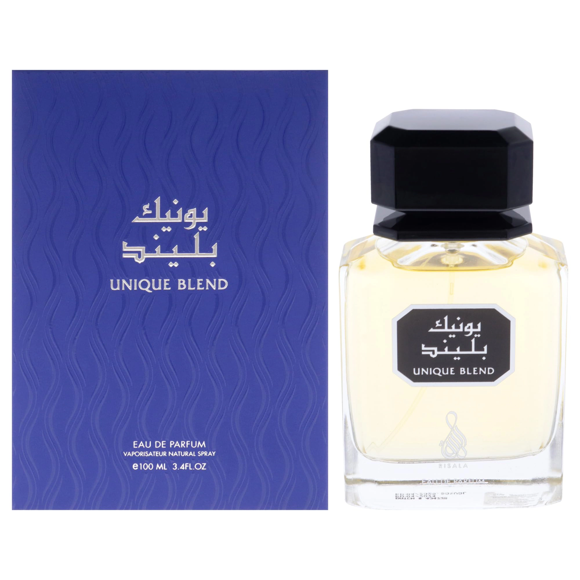 Risala Unique Blend Eau de Parfum Unisex - Woody Spicy Citrus 3.4 oz Spray