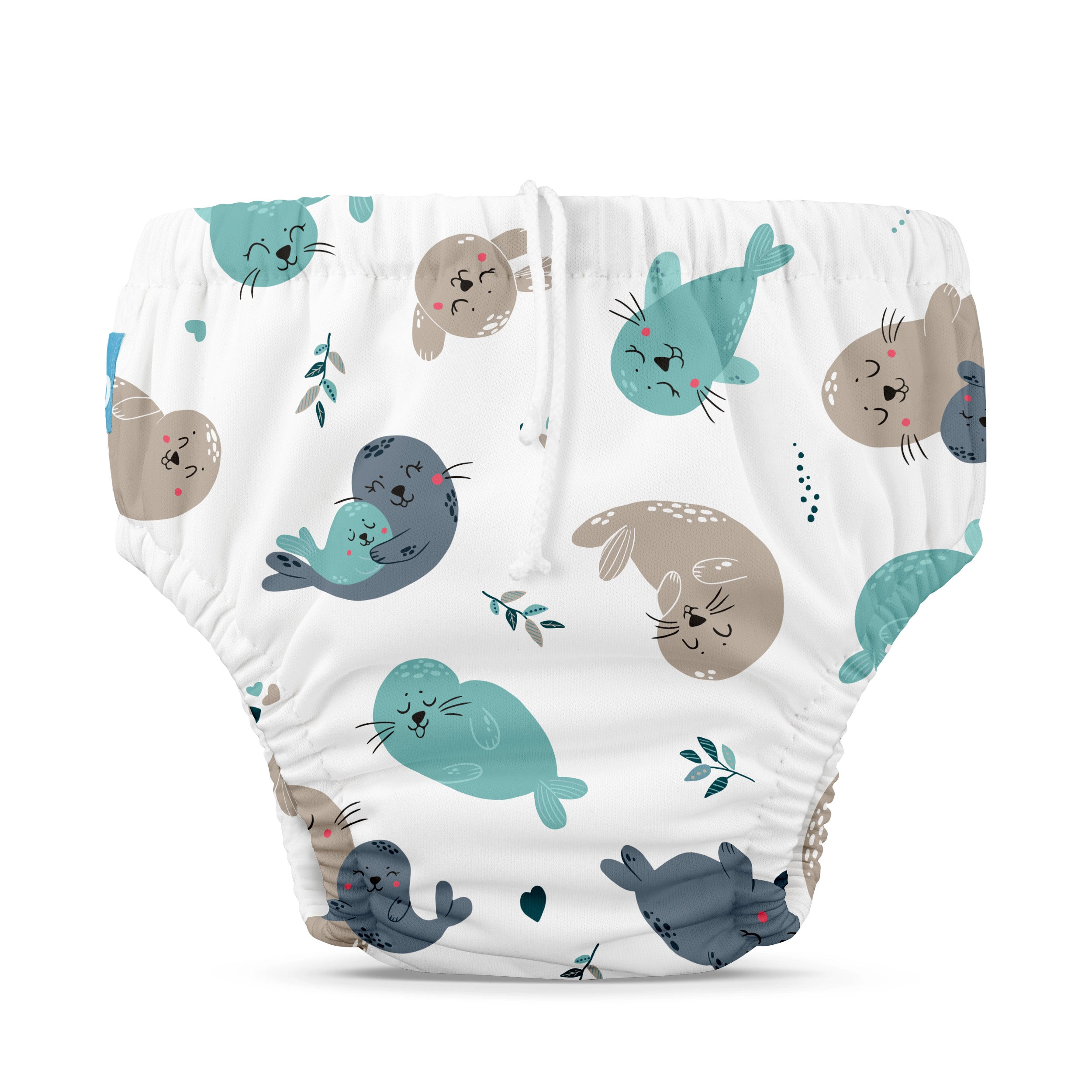 Charlie Banana Reusable Drawstring Swim Diaper X-Small Seally