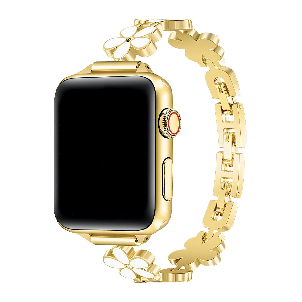 Posh Tech Womens Daisy Metal Band for Apple Watch
