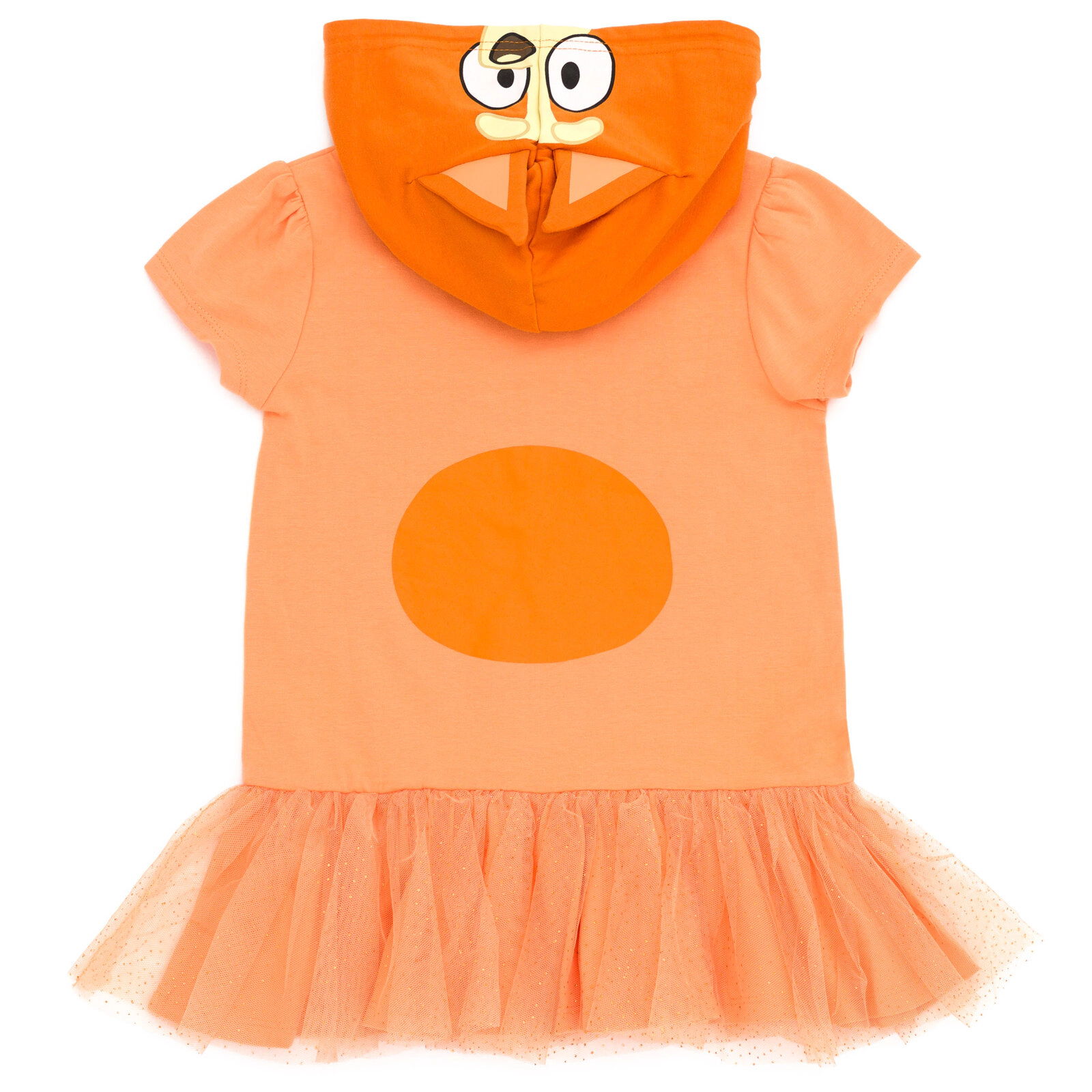 Bluey Girls' Cosplay 2-Piece Tutu Hooded Tee and Leggings Set