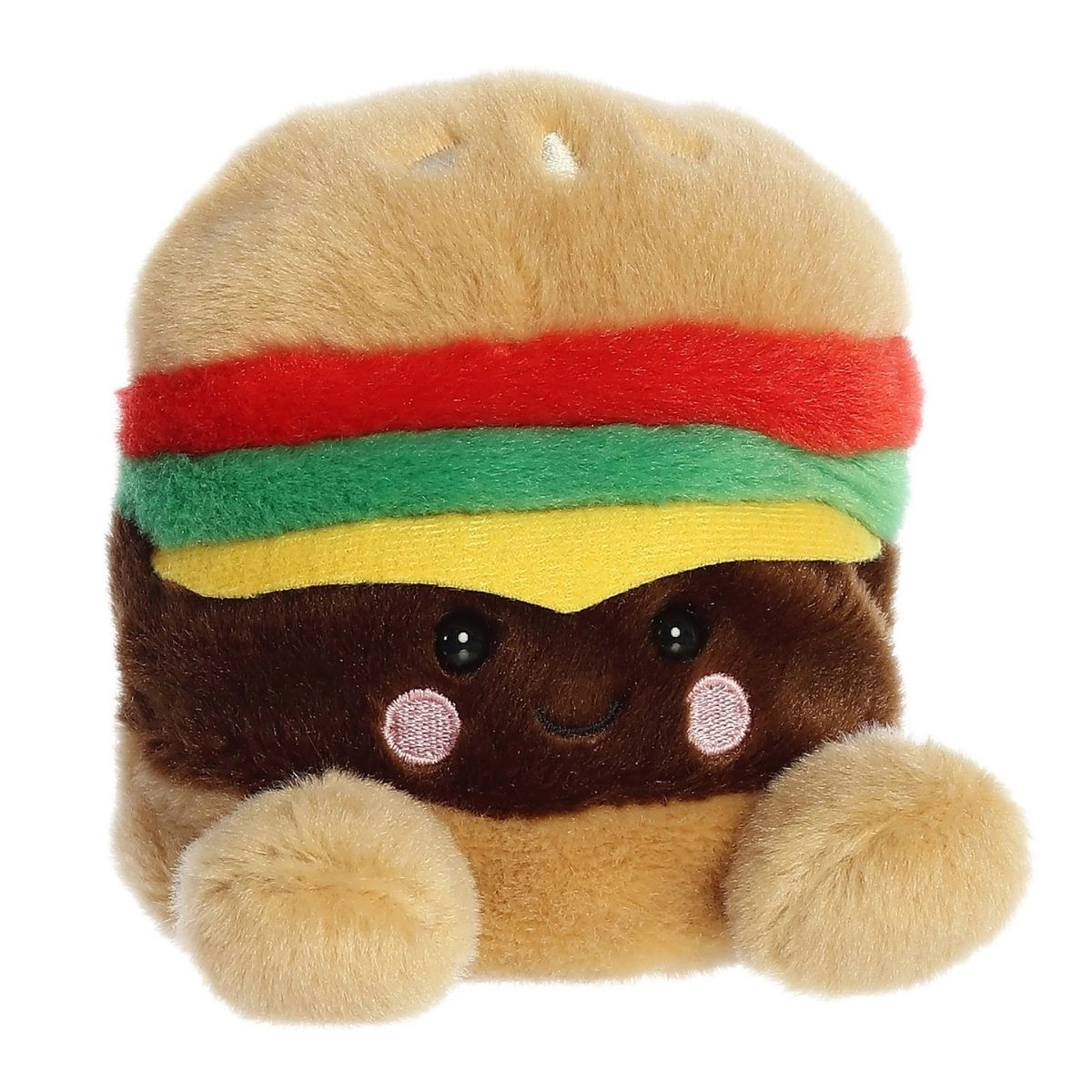 Aurora Palm Pals Charles Cheeseburger 5-Inch Stuffed Animal Plush