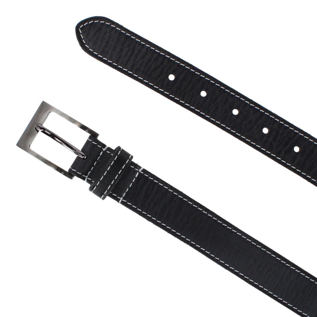 Stone Mountain Boy's Contrast Stitch Leather Casual Belt