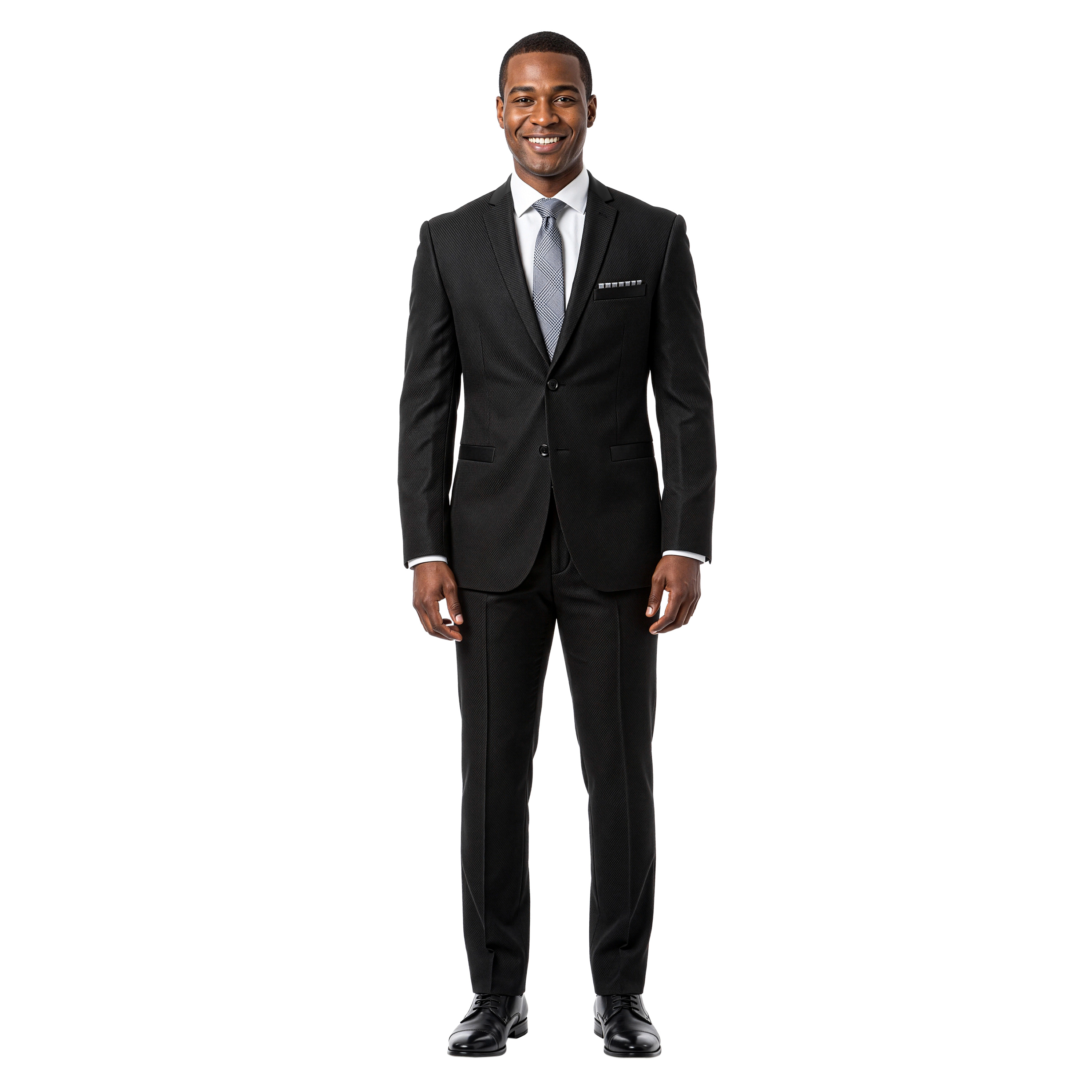 Tazzio Mens Slim Fit 2Pc. Suit Set, Nailhead Pin Dot Fabric