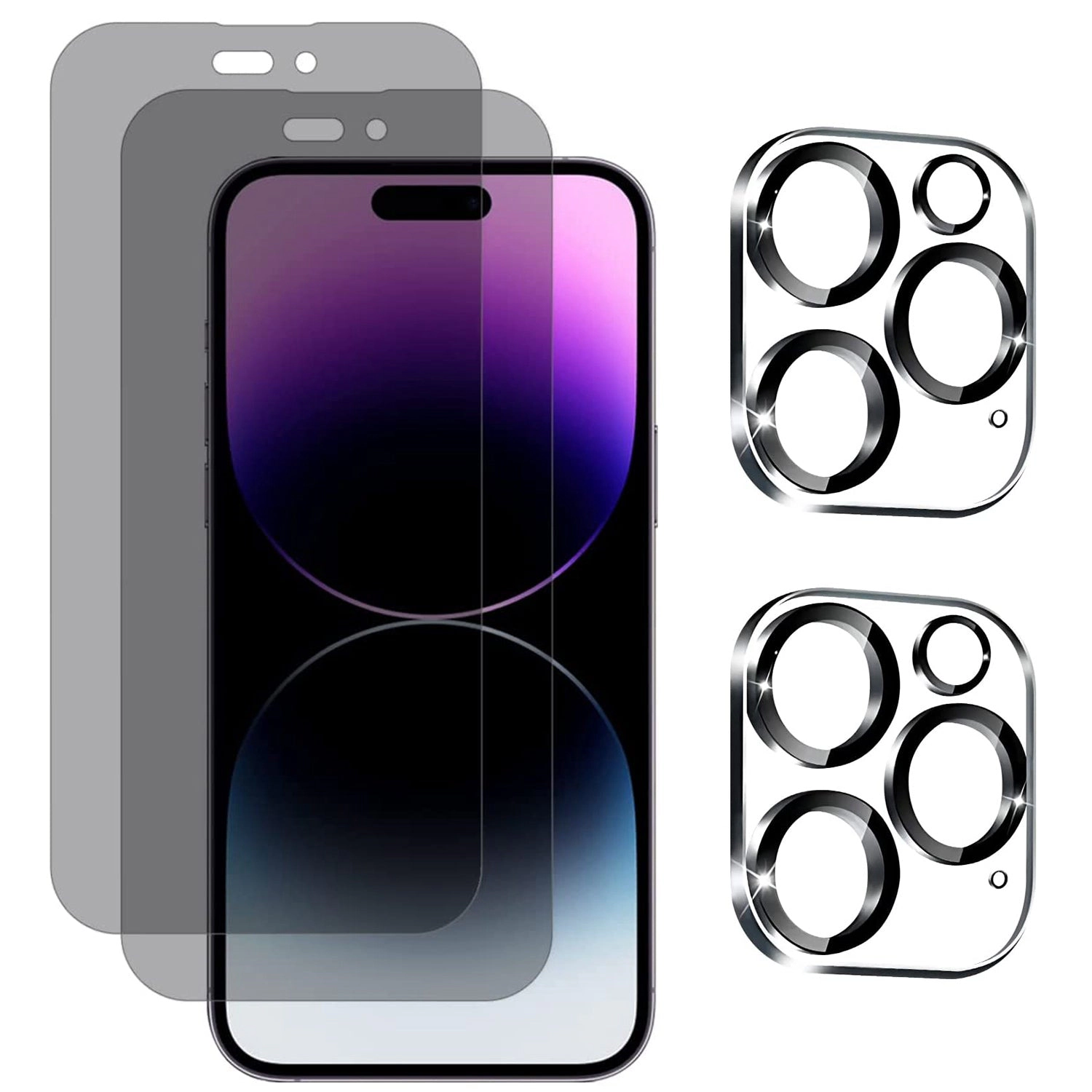 GBruno 30 Degree Privacy Tempered Glass Screen Protector 2-Pack