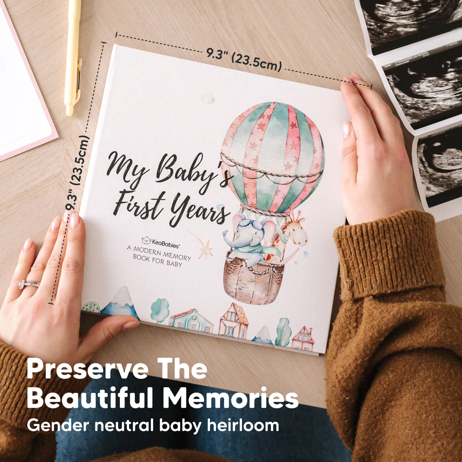 KeaBabies Craft Baby First Years Memory Book