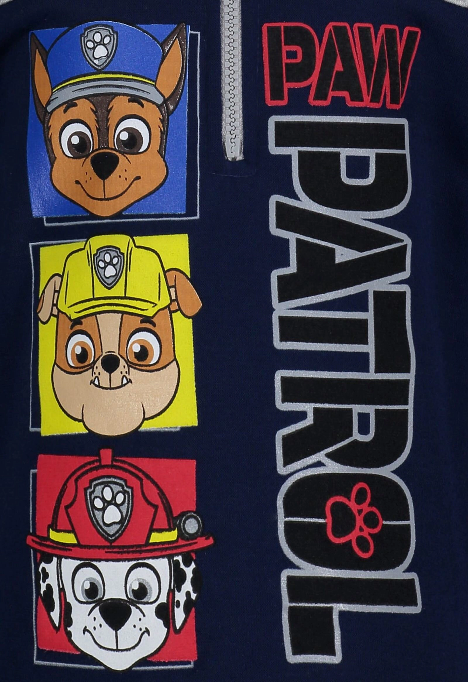 Nickelodeon Paw Patrol Boys' Fleece Quarter-Zip Hooded Sweatshirt