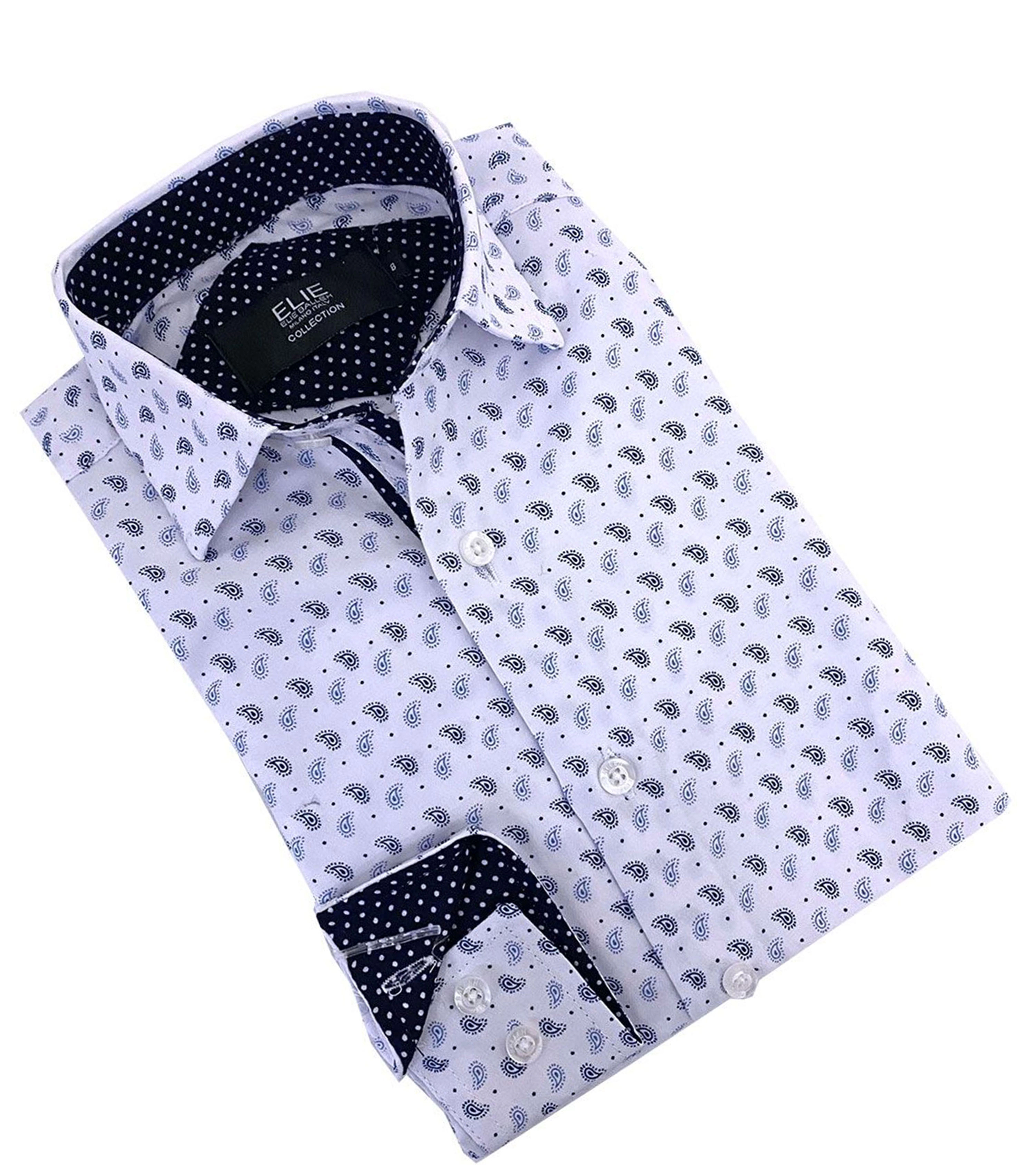 Elie Balleh Boys Slim Fit Button-Down Shirt