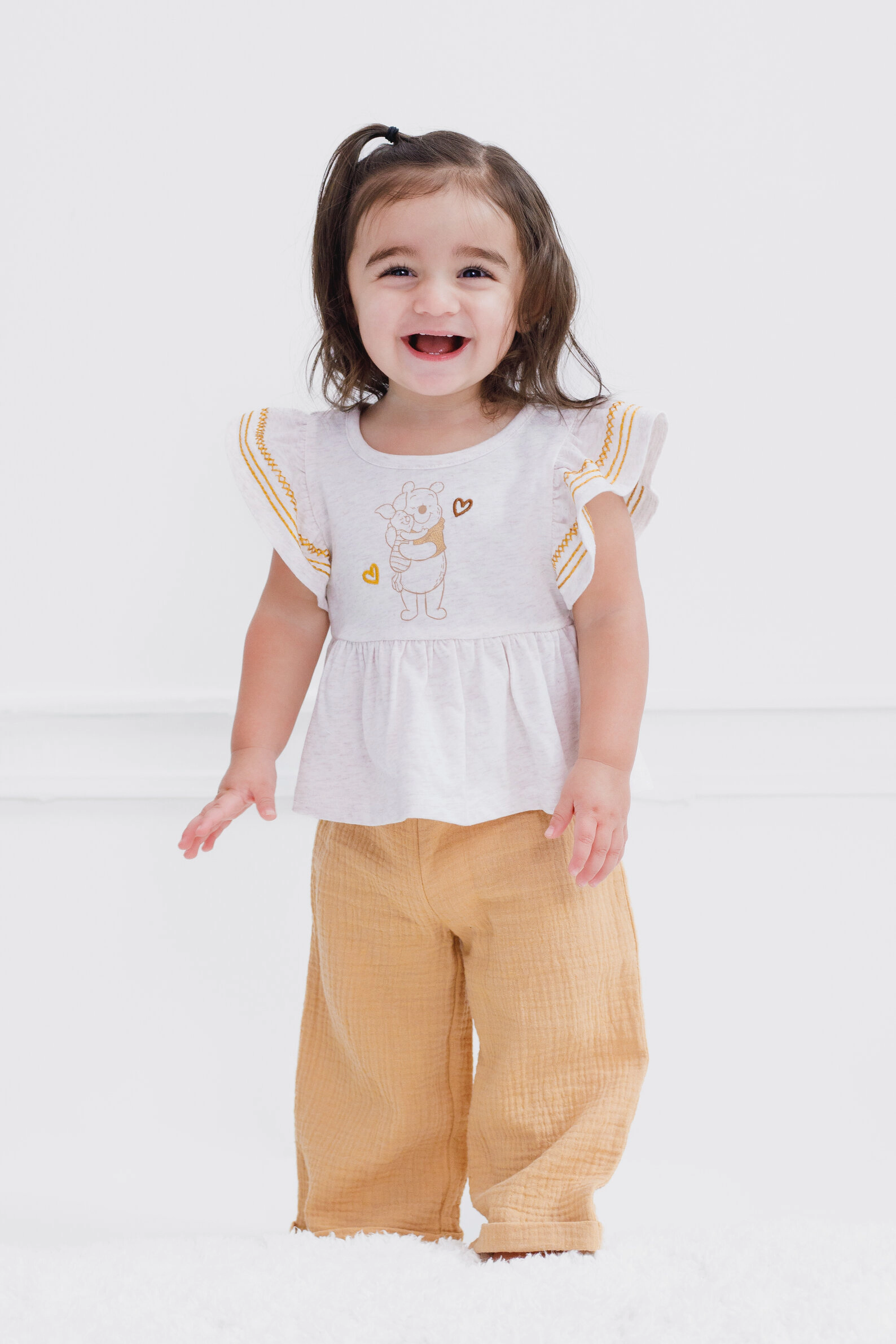 Disney Girls' 2-Piece Tee and Pants Set