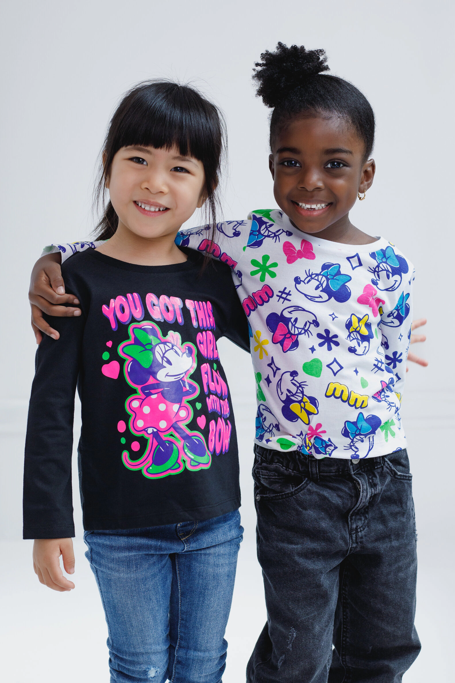 Disney Girls' 2-Pack Long Sleeve T-Shirts