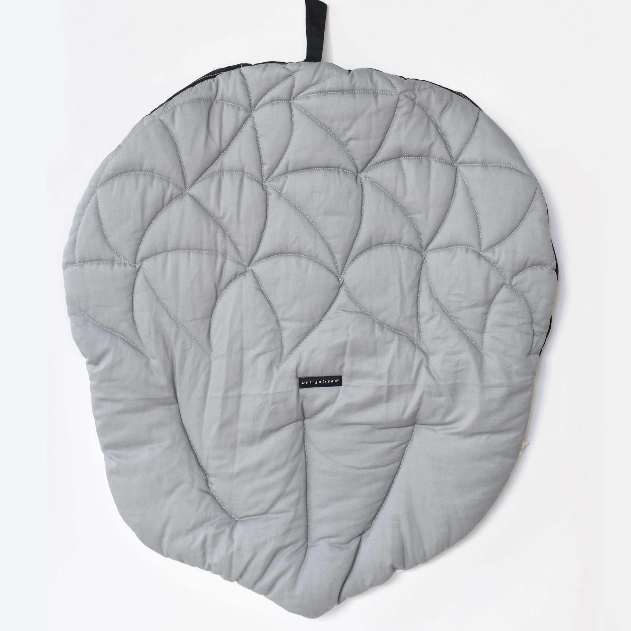 Wee Gallery Organic Cotton Playmat - Reusable Handle, Oeko-Tex Filling