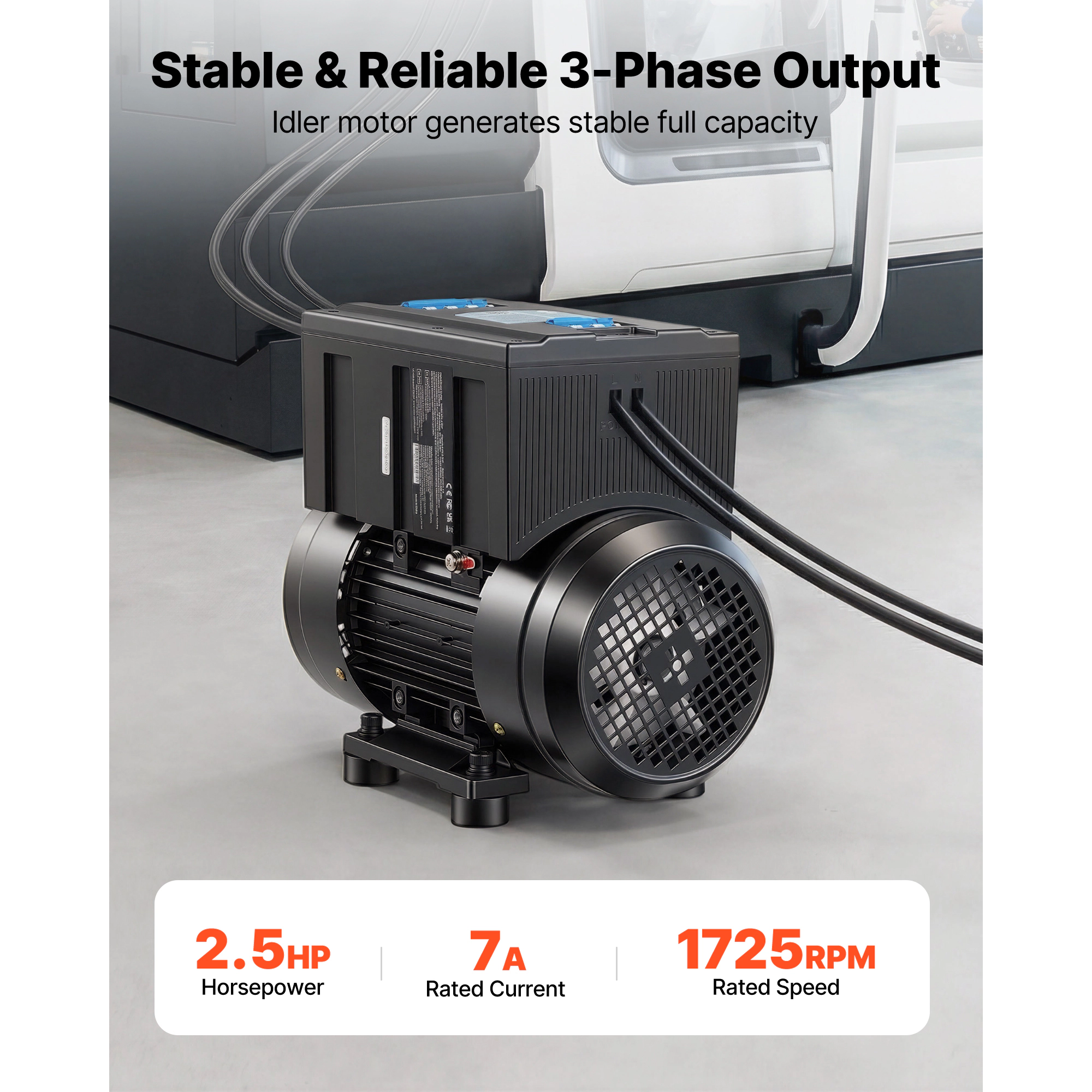HONGGE Single Phase to 3-Phase Rotary Converter