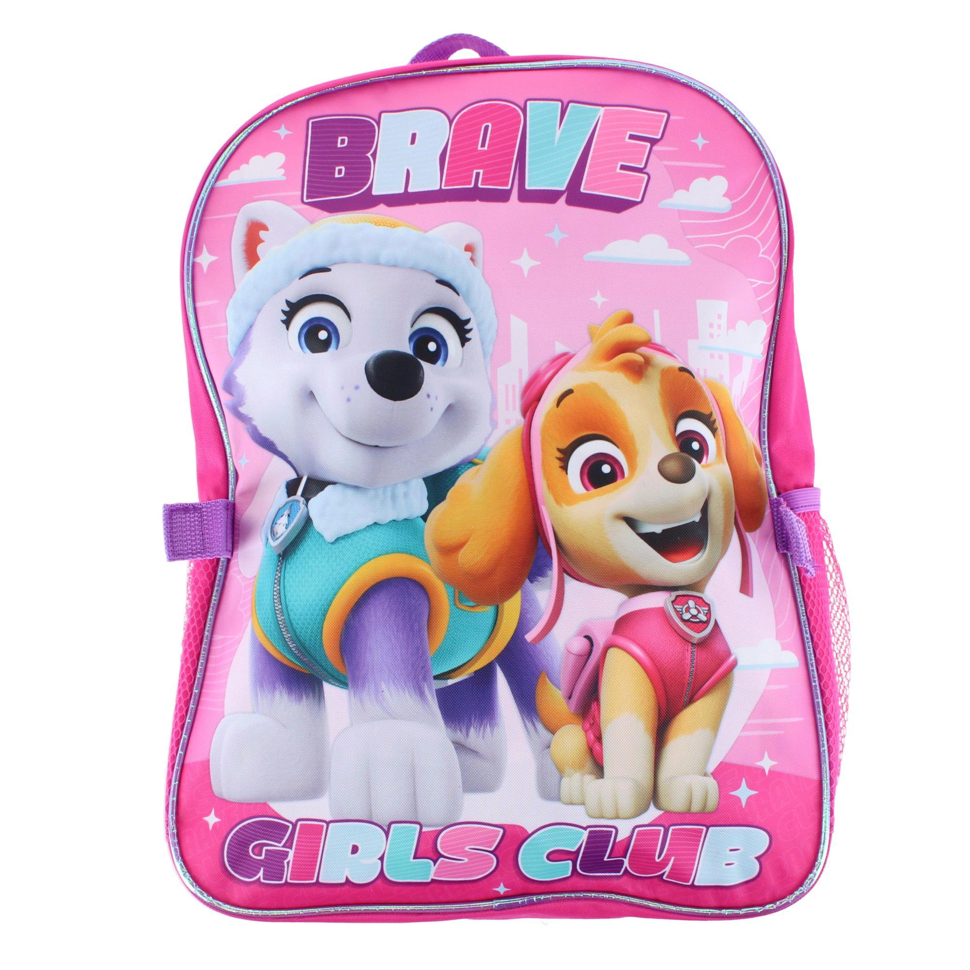 CTM Girl's Paw Patrol 16 Inch Backpack & Luncbox Set