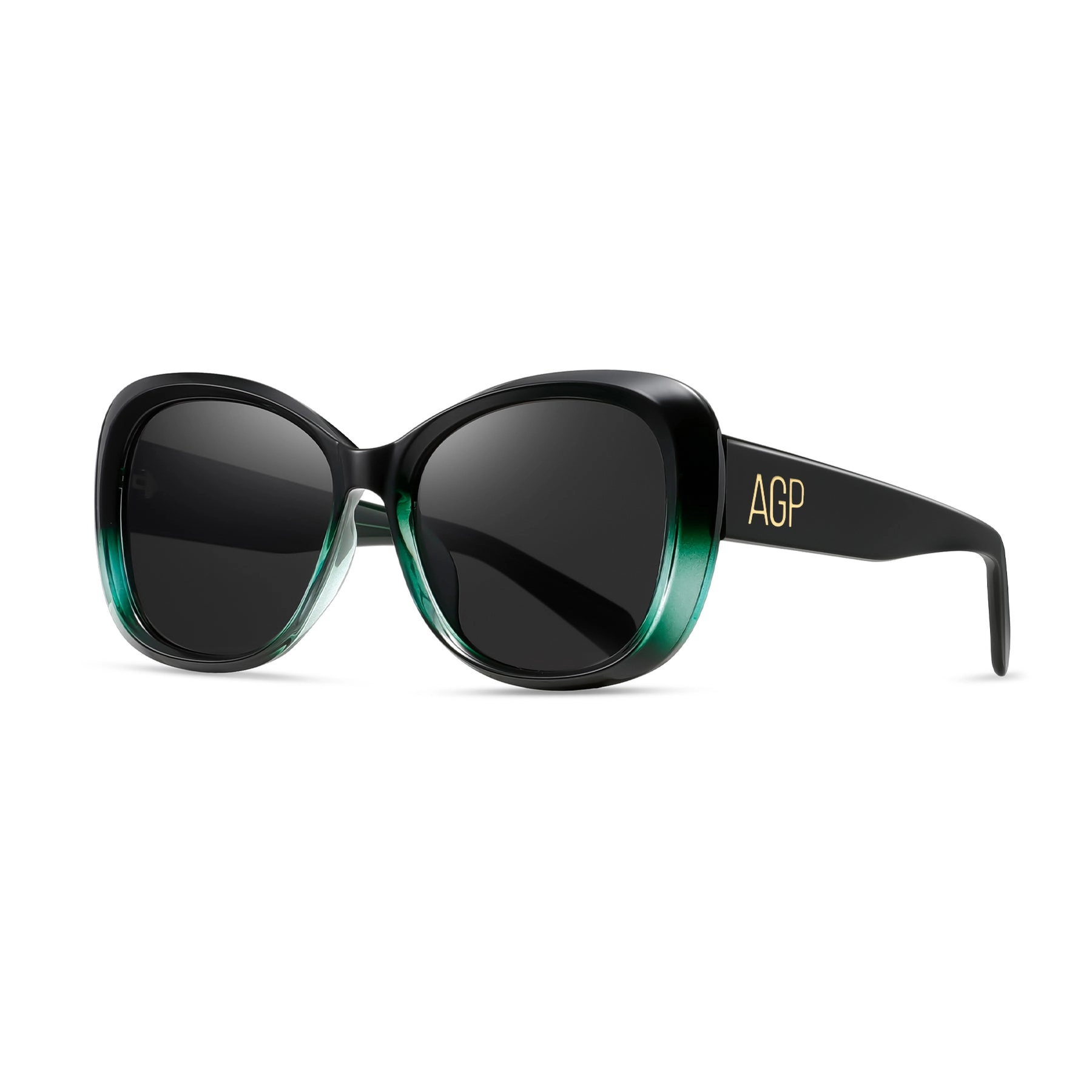 AGP PARIS Women's Butterfly Acetate Polarized Lens UV400 Sunglasses