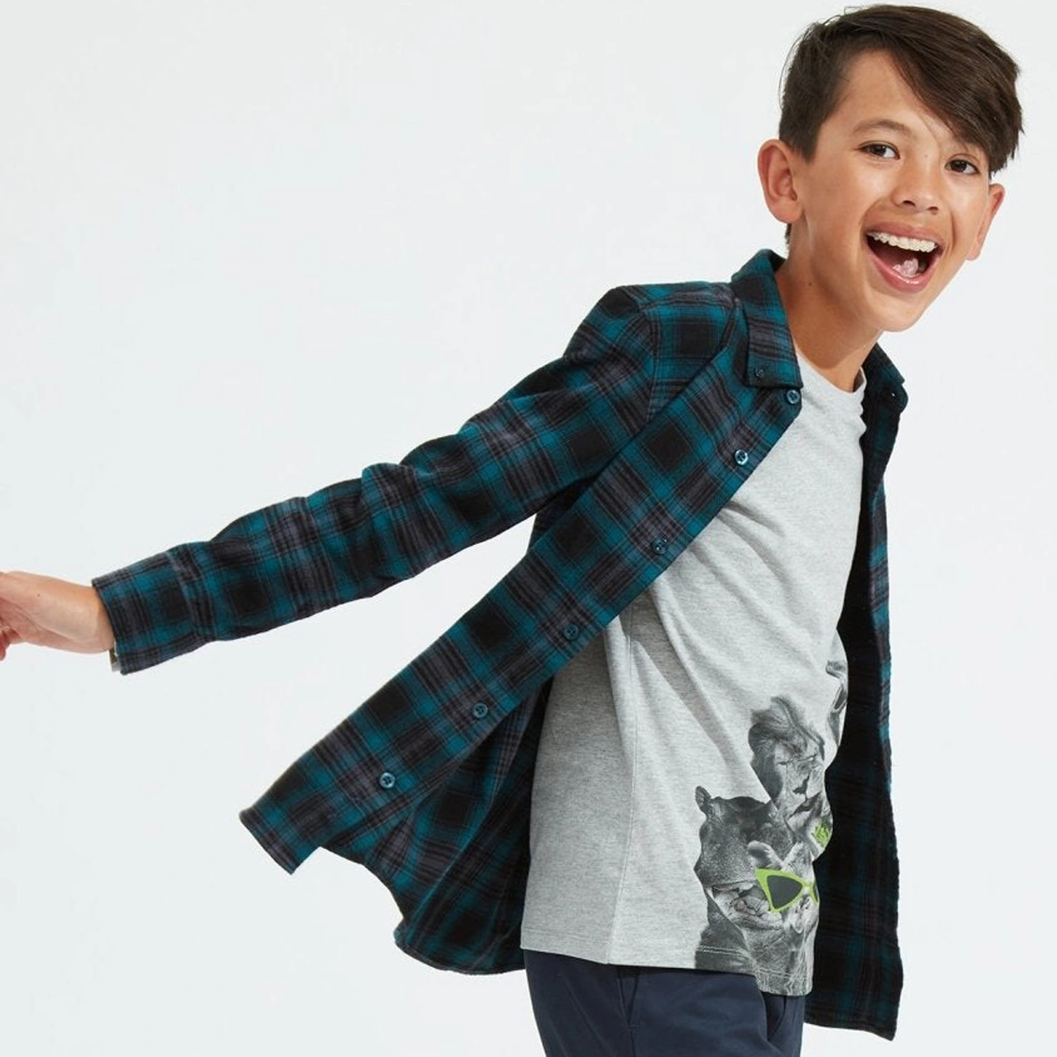 Rockets of Awesome Picture Day Button Down for Boys