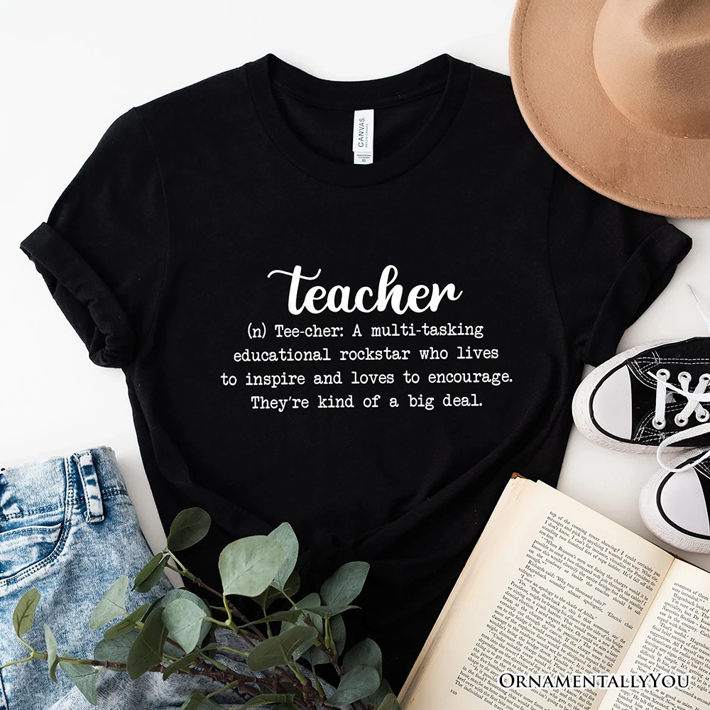 OrnamentallyYou Womens Teacher Definition T-Shirt