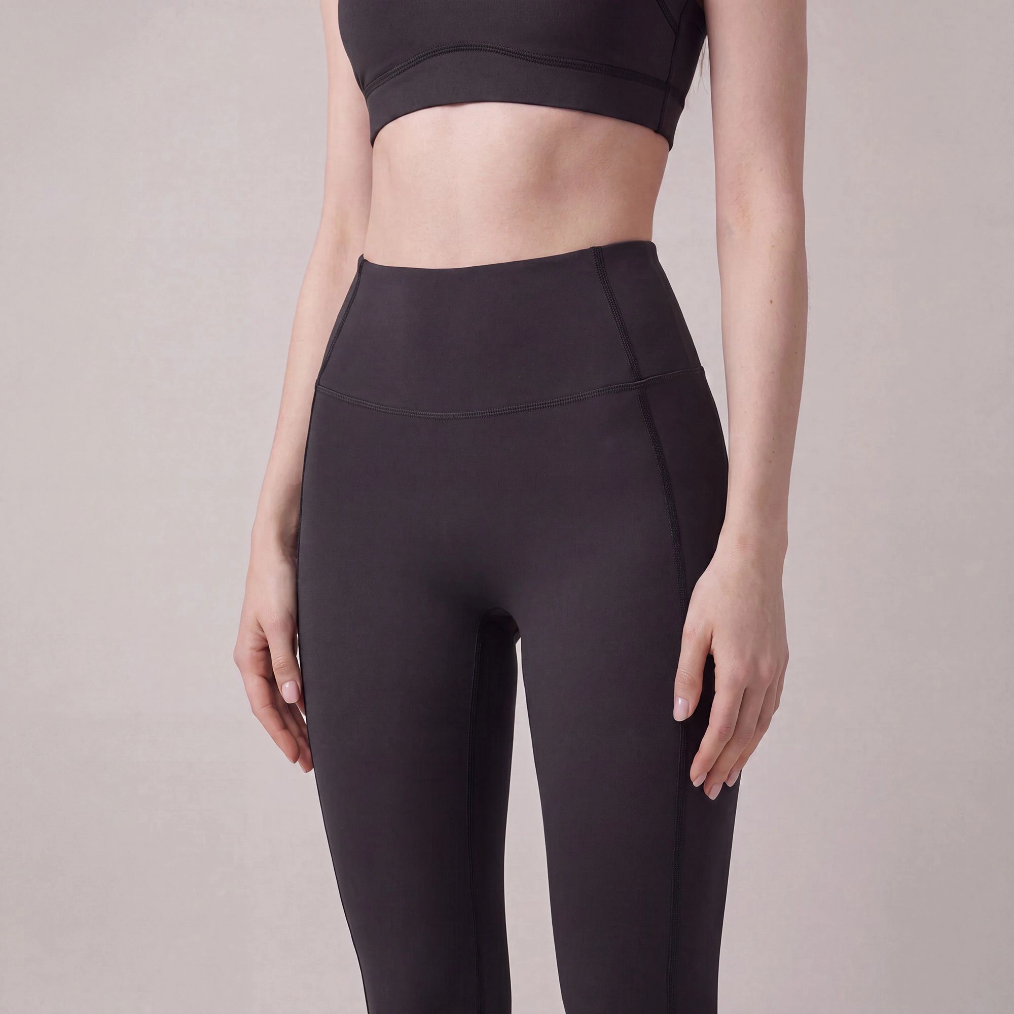 Anna-Kaci Women's High-Waist Full-Length Active Leggings with Contour Seams for Workout and Everyday Wear