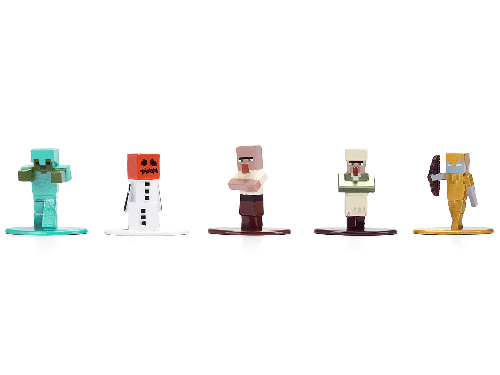 Jada Set of 12 Diecast Figures "Minecraft" Video Game "Nano Metalfigs" Series Diecast Models by Jada