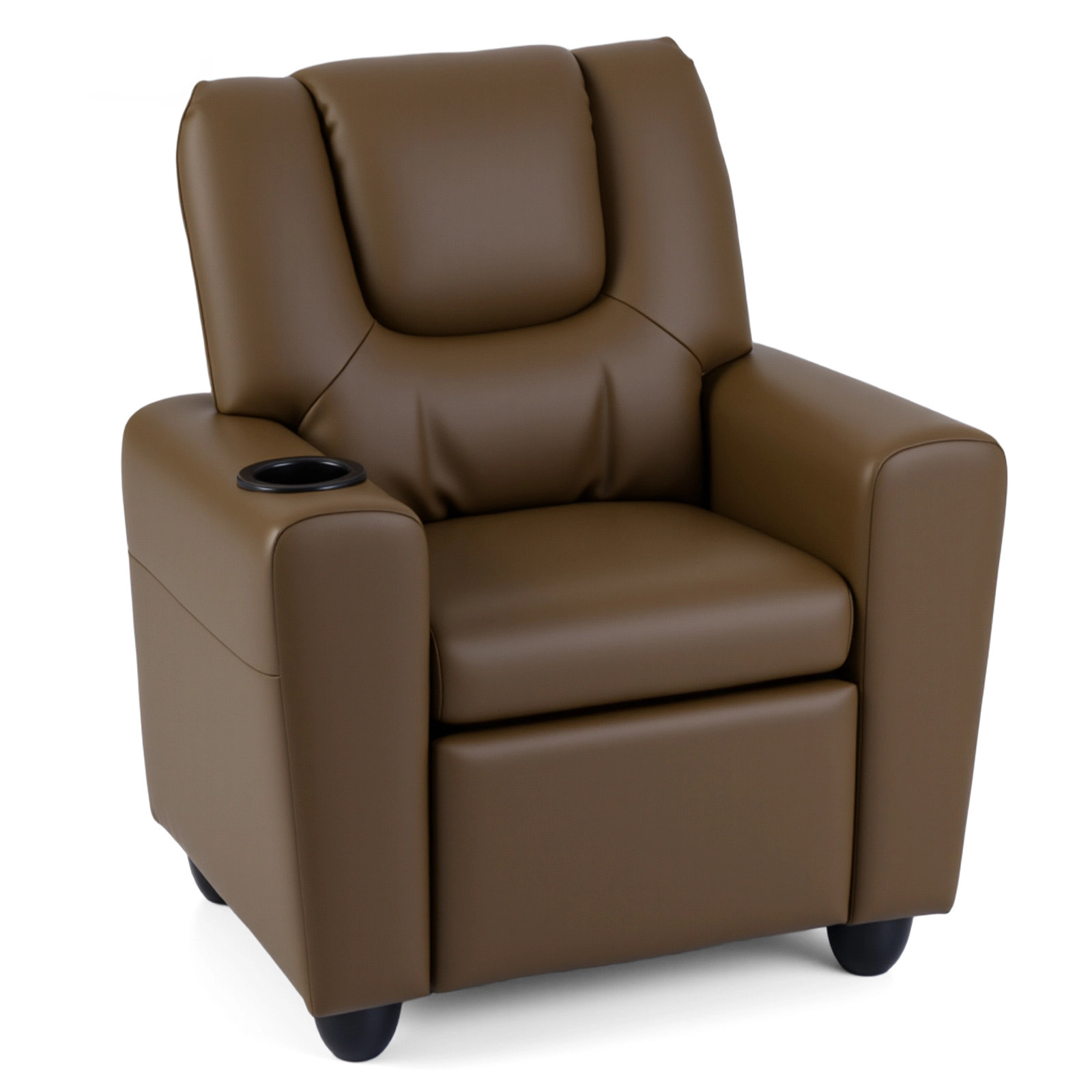SUGIFT Kids Recliner Chair Push Back Toddler Armchair with Cup Holder