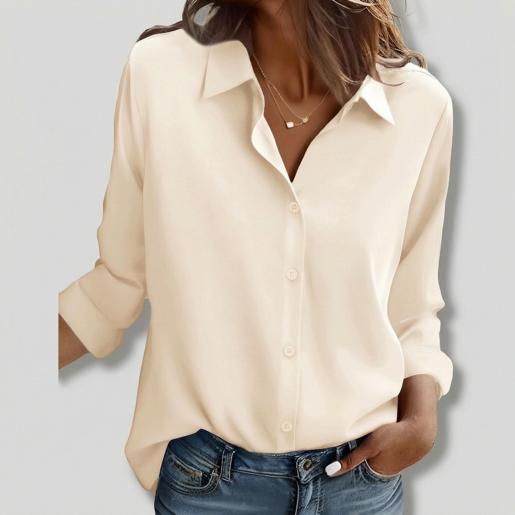 Zeagoo Women's Button Down Shirts, Business Casual Long Sleeve Dressy Fall Tops