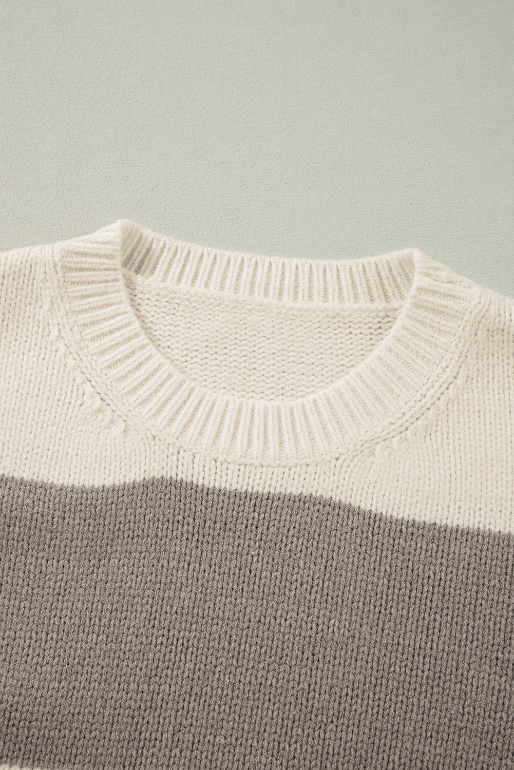 Threaded Pear Women's Livia Colorblock Loose Pullover Sweater