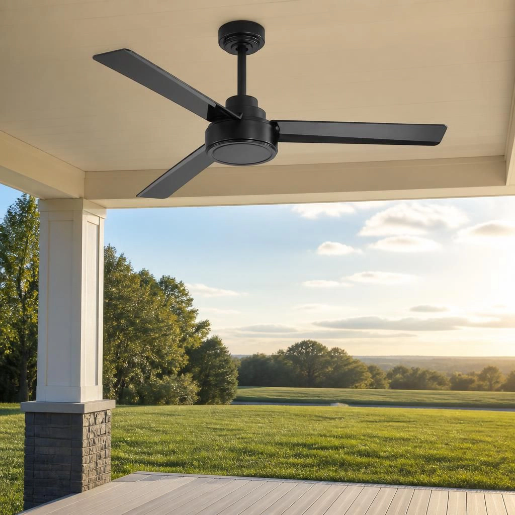 ELEMENT ACE 52 Inch Flush Mount Quiet Ceiling Fan