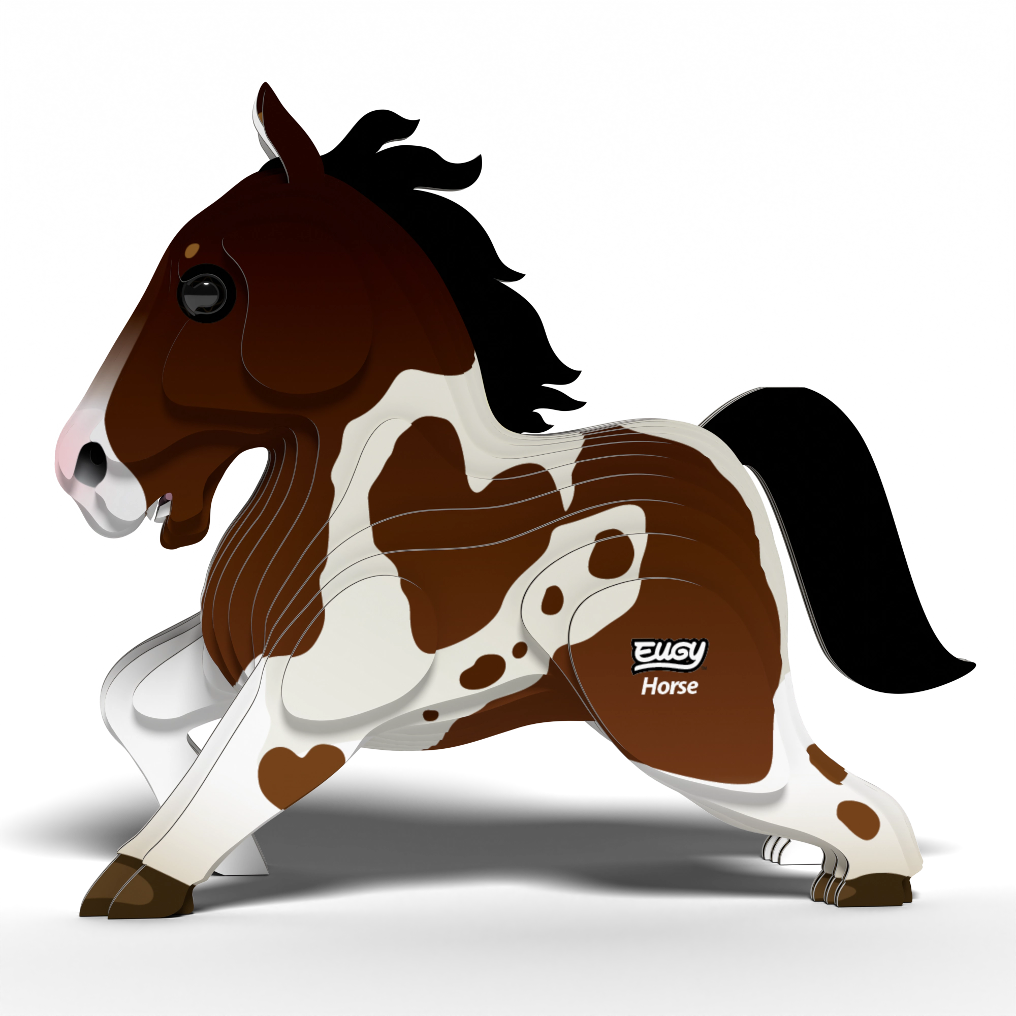 EUGY Horse 3D Puzzle - contains 32 puzzle pieces