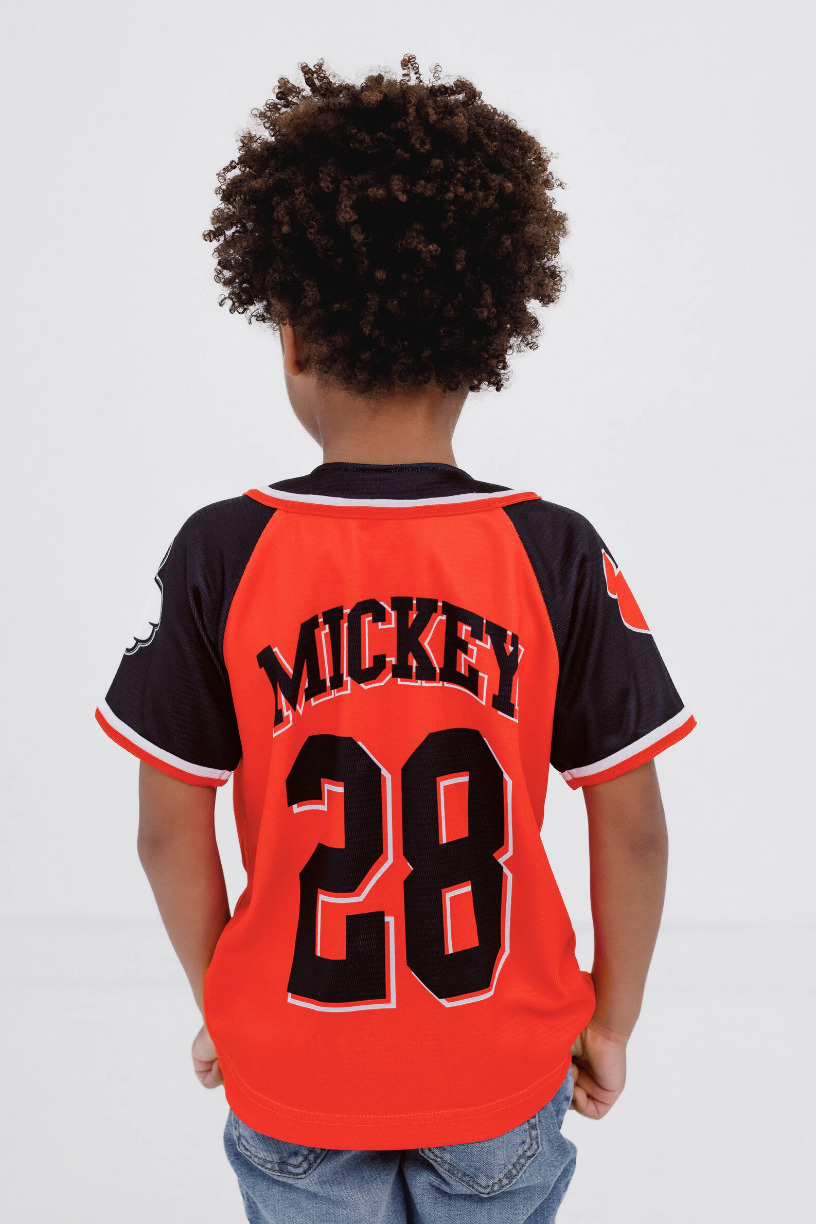 Disney Mickey Mouse Boys' Athletic Baseball Shirt