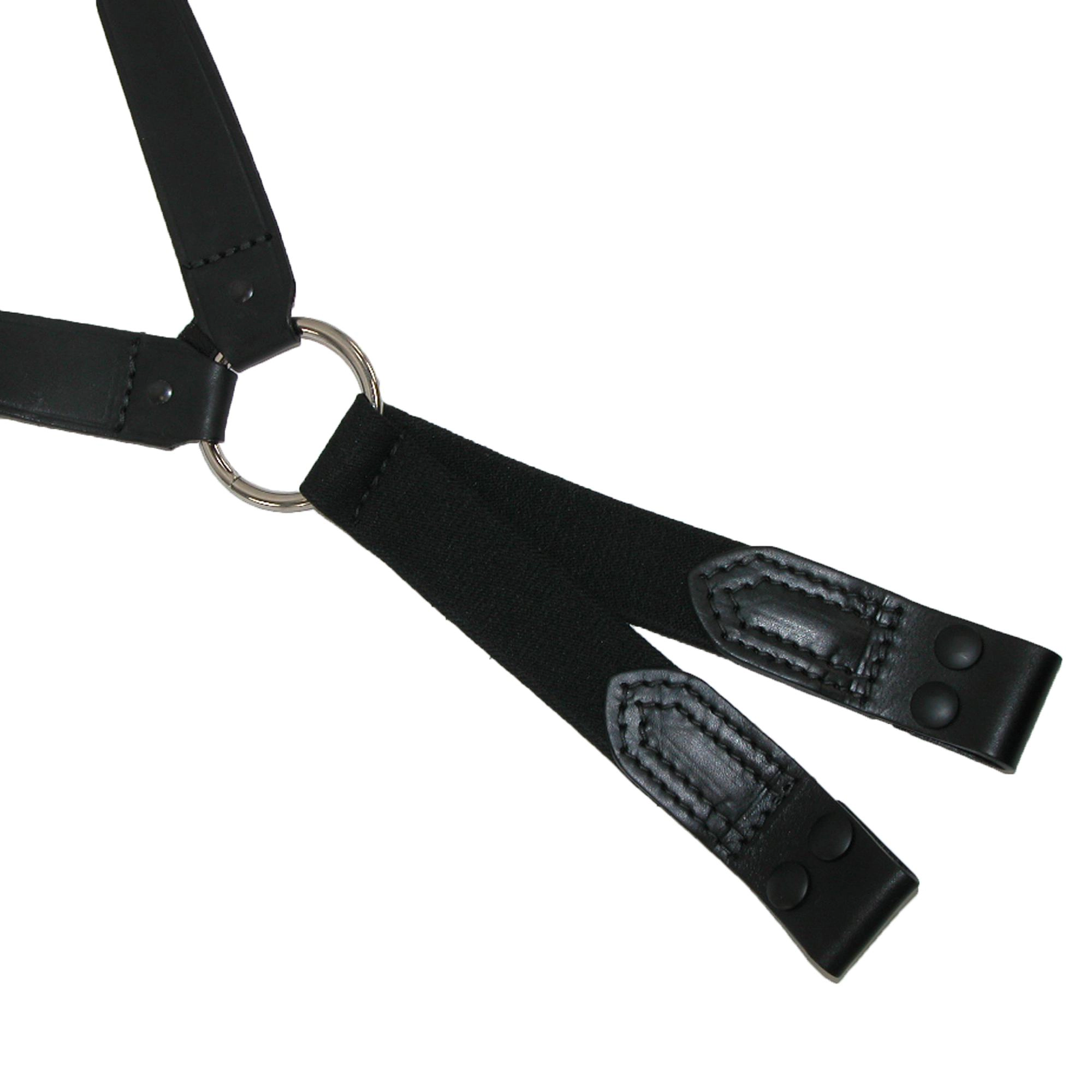 Boston Leather Leather Loop End Fireman Work Suspenders